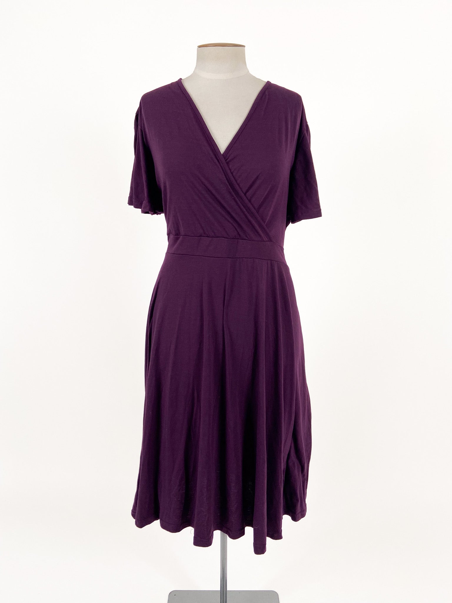 Nemidor Purple Casual Dress Size 28 Again