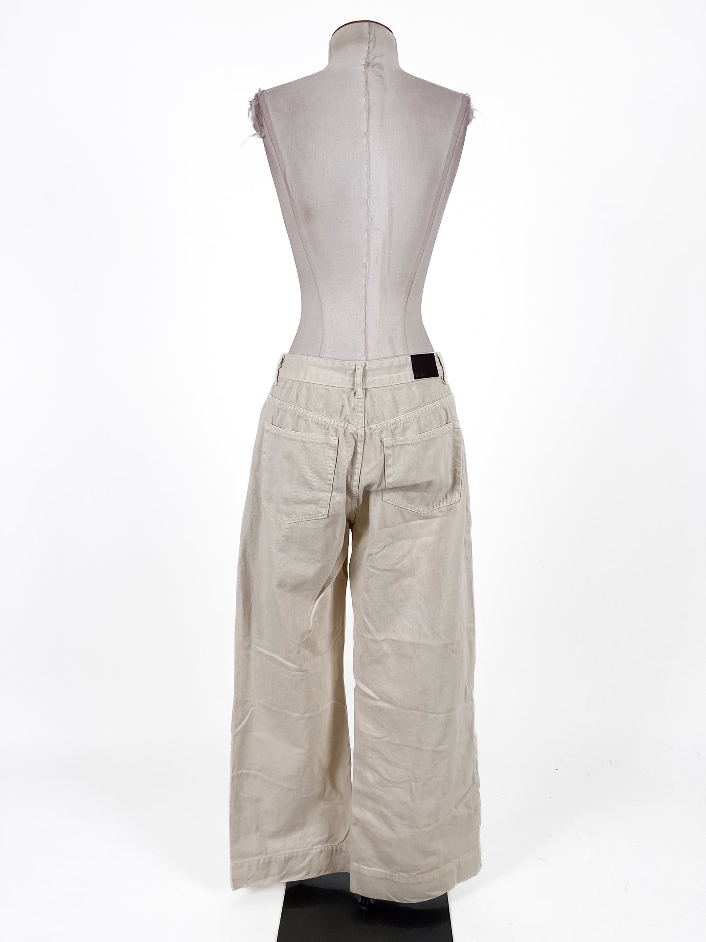 Charcoal | Beige Casual Jeans | Size 10