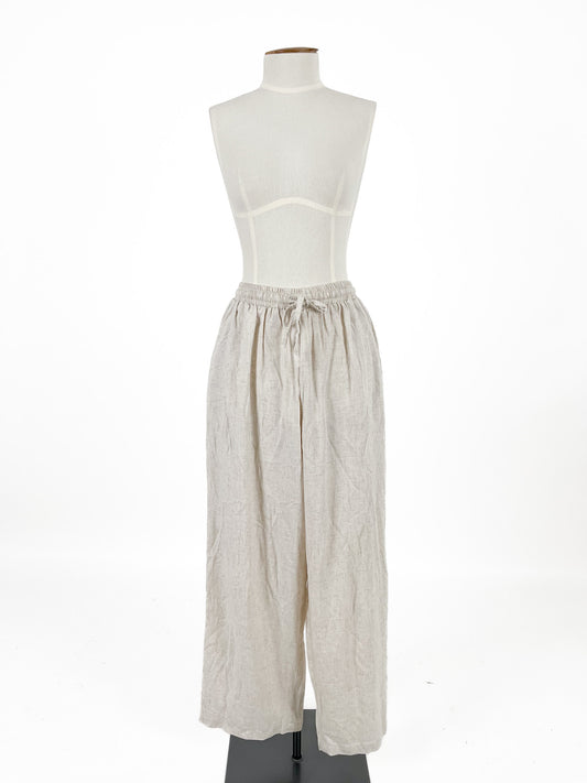 Mocha | Beige Wide leg Pants | Size S