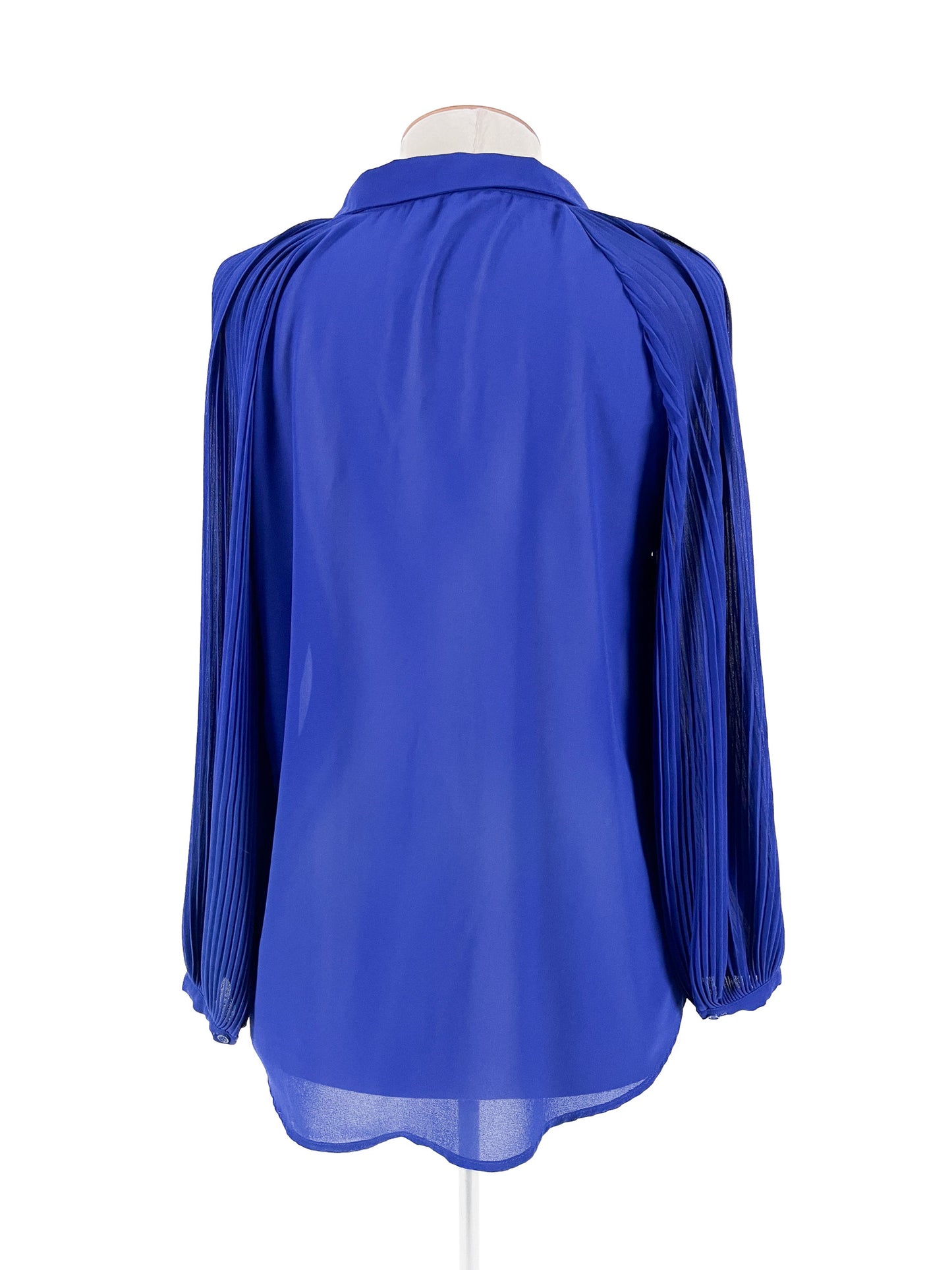 Krystal Black | Blue Workwear Top | Size 12