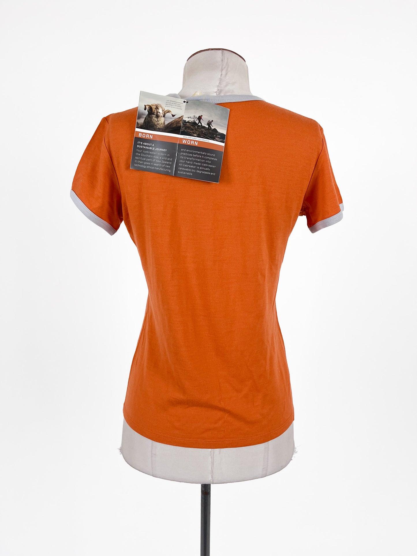 Ice Breaker | Orange Casual Top | Size XS