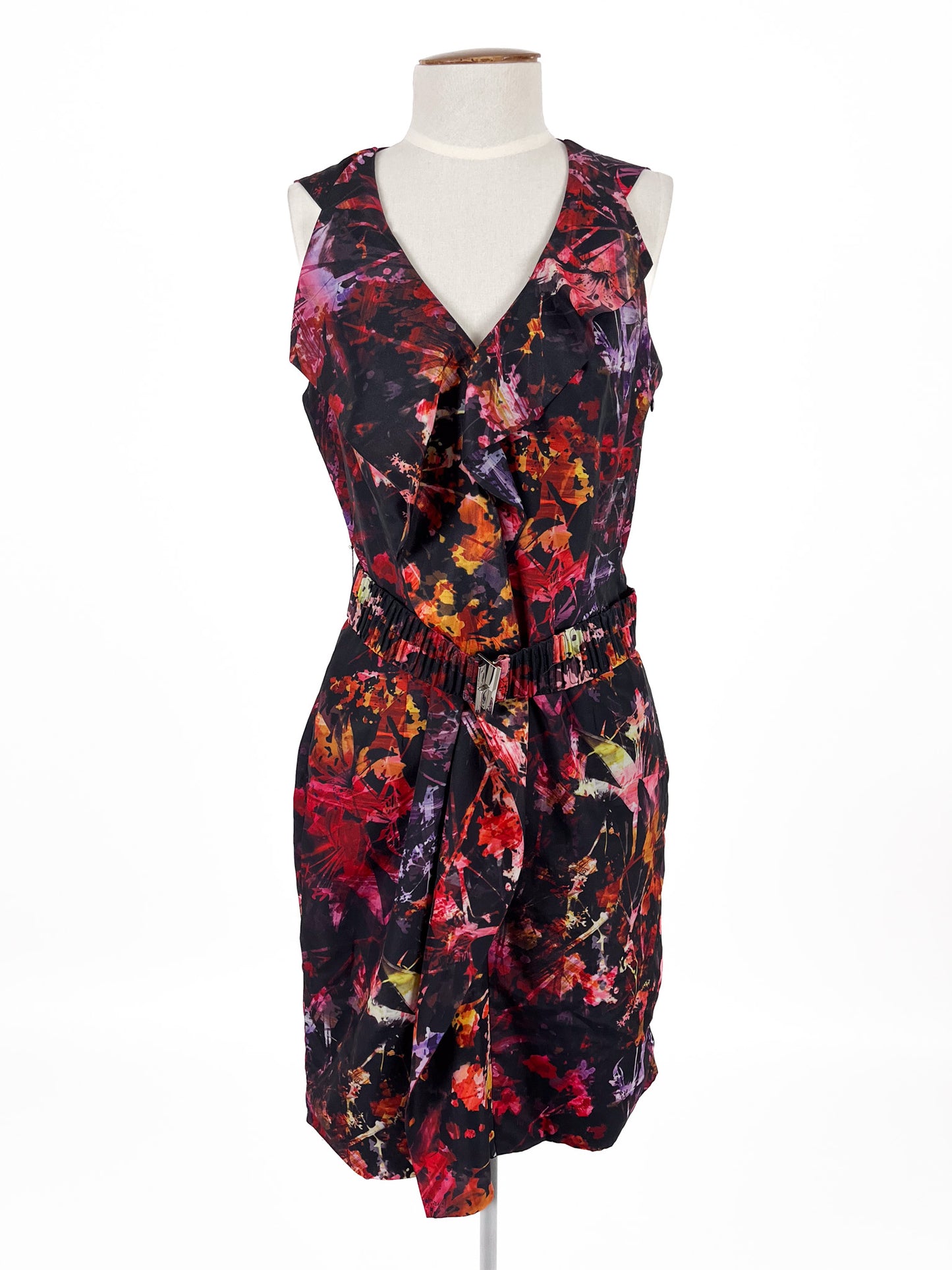 Karen Millen | Multicoloured Workwear Dress | Size 12