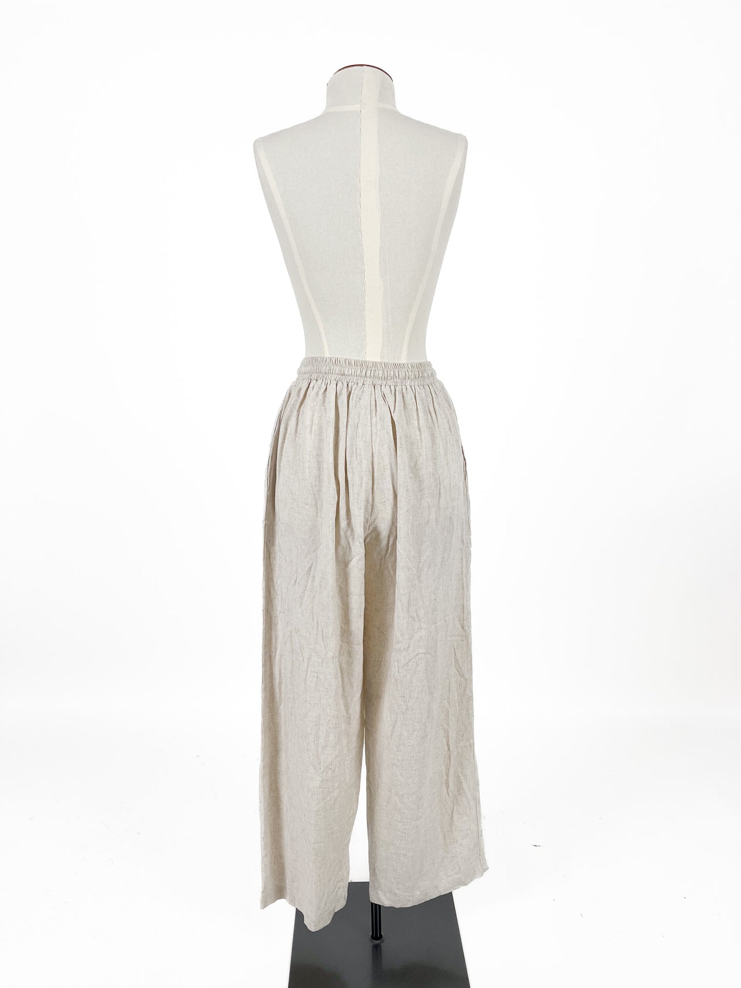 Mocha | Beige Wide leg Pants | Size S