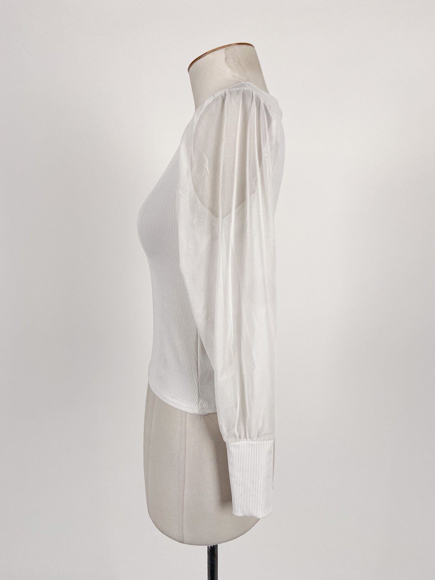 Boohoo | White Workwear Top | Size 4