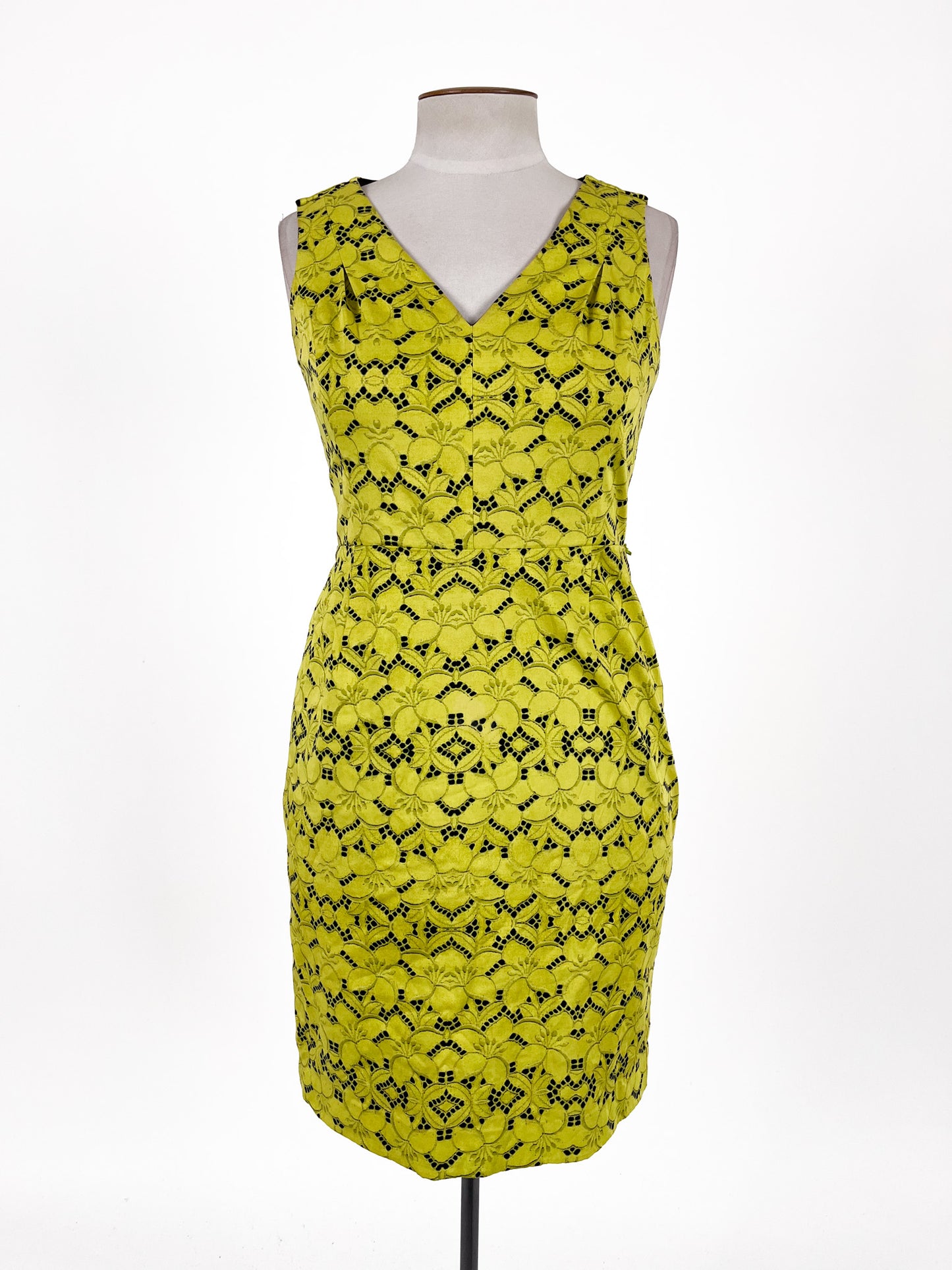 David Lawrence | Yellow Cocktail/Workwear Dress | Size M