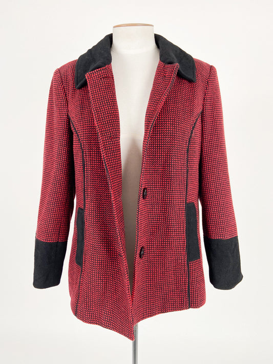 Classique | Red Casual Coat | Size 16