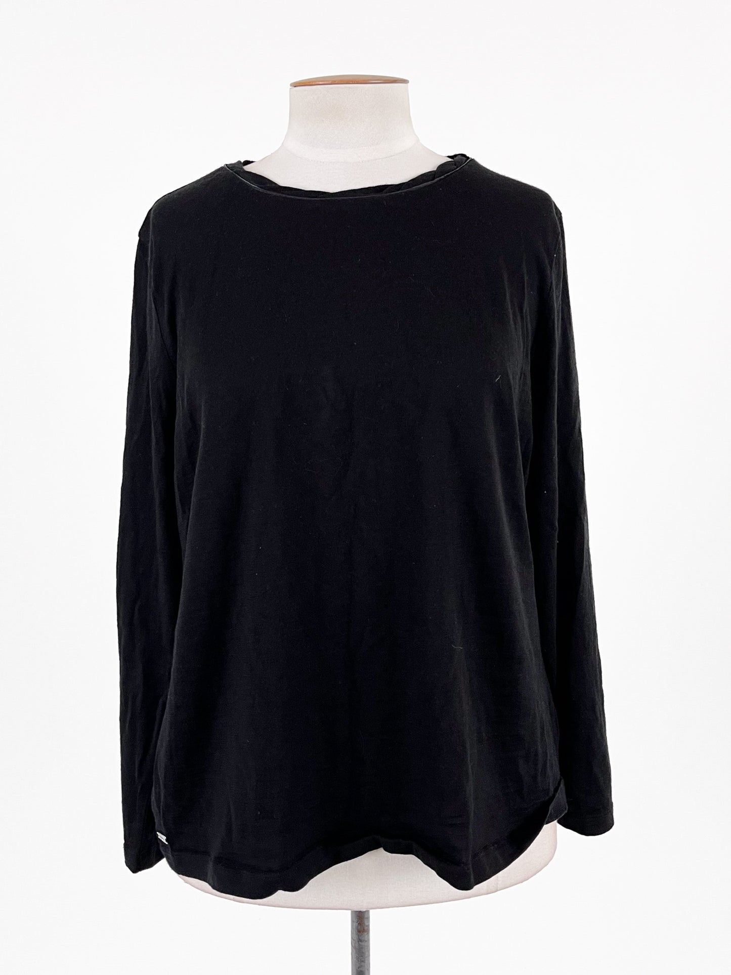 Ebony | Black Casual Top | Size 20