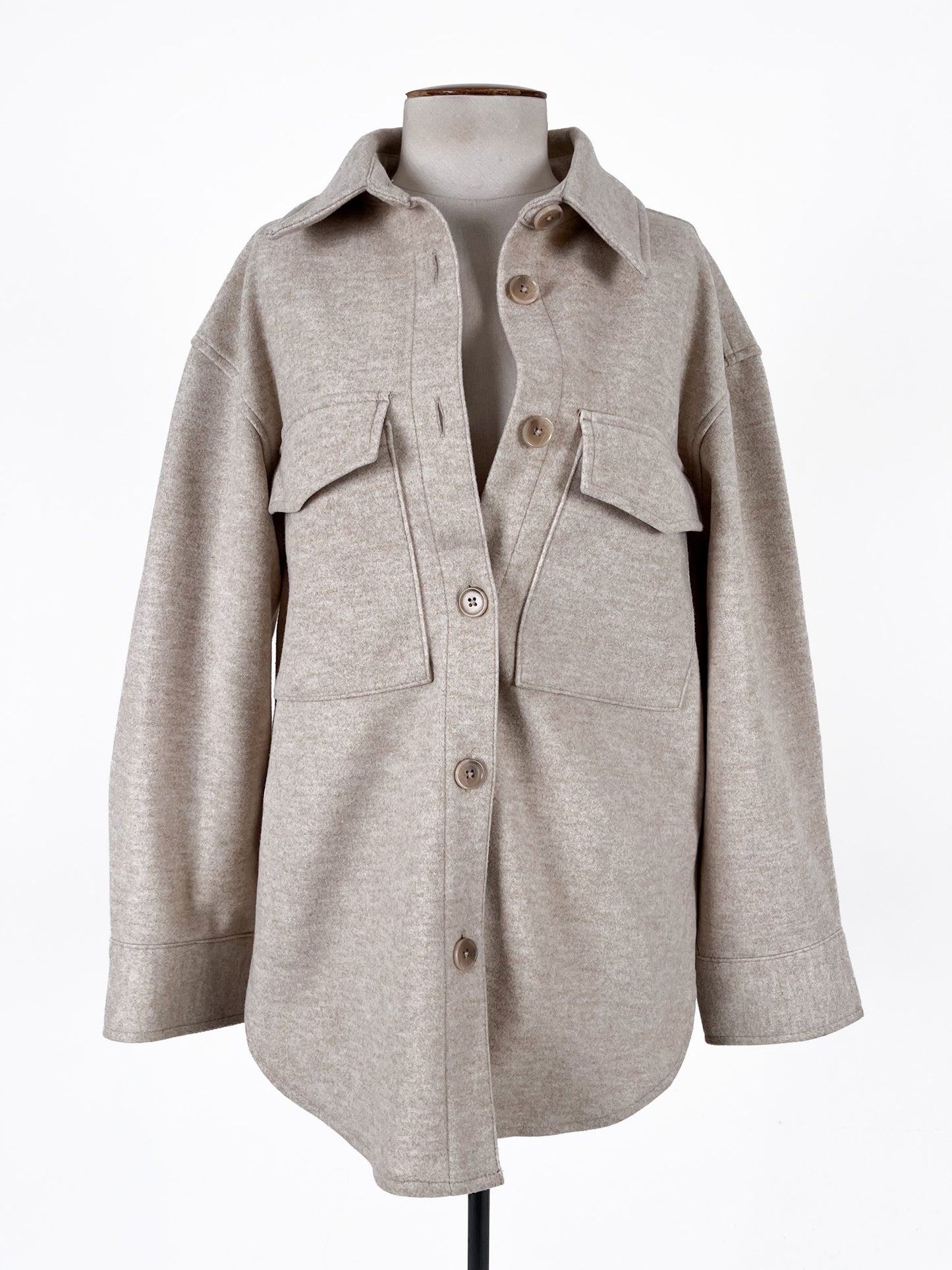 H&M | Beige Casual Coat | Size XS