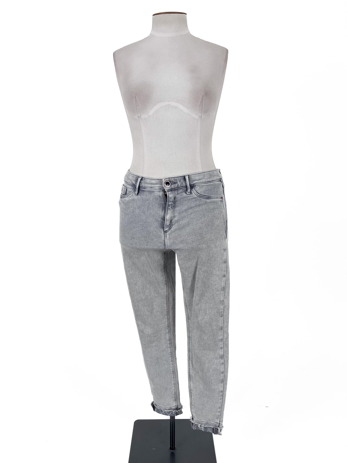 River Island | Grey Skinny Pants | Size 12