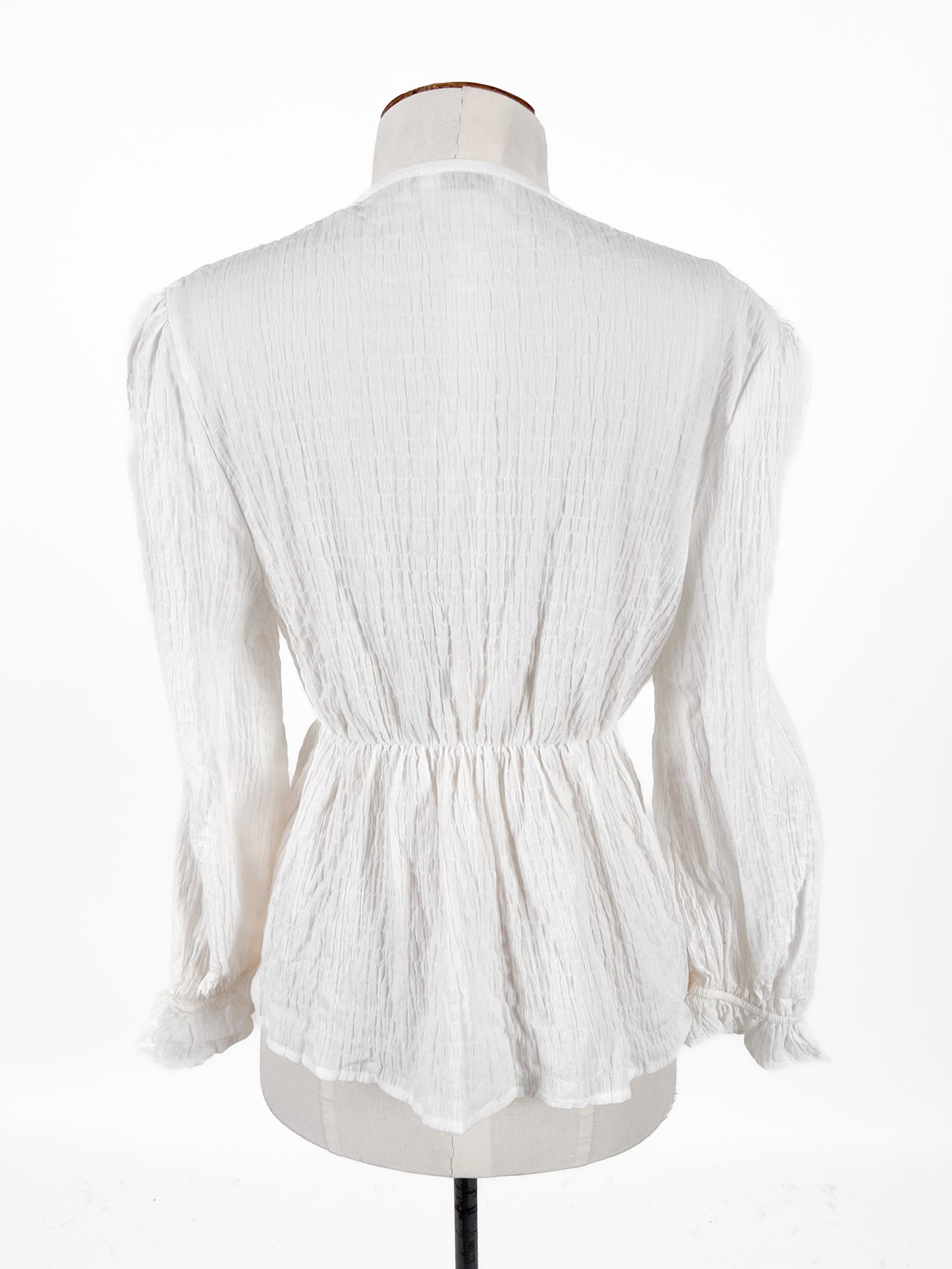 SASS | White Casual Top | Size 8