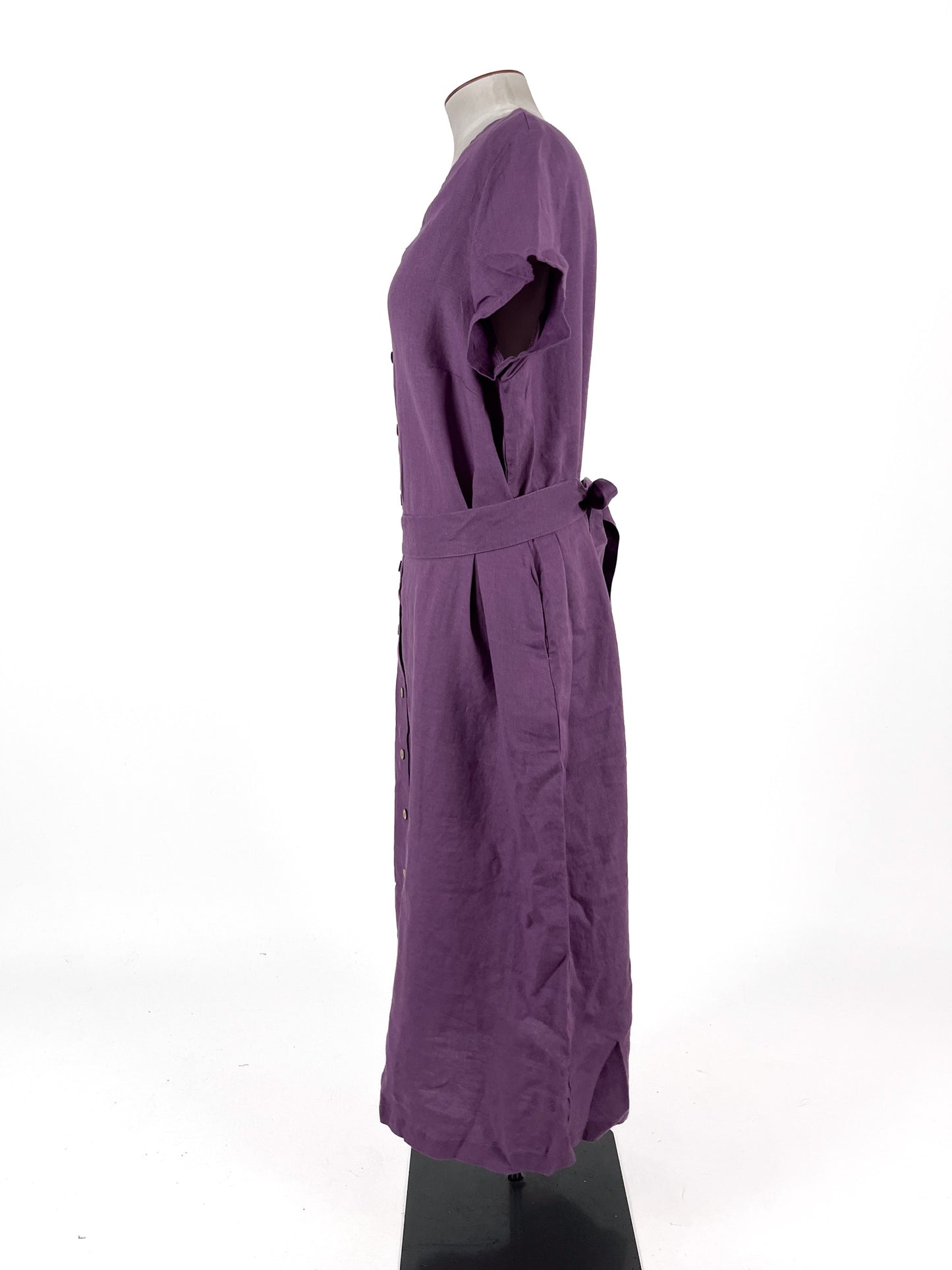 Not Perfect Linen | Purple Casual Dress | Size XXL