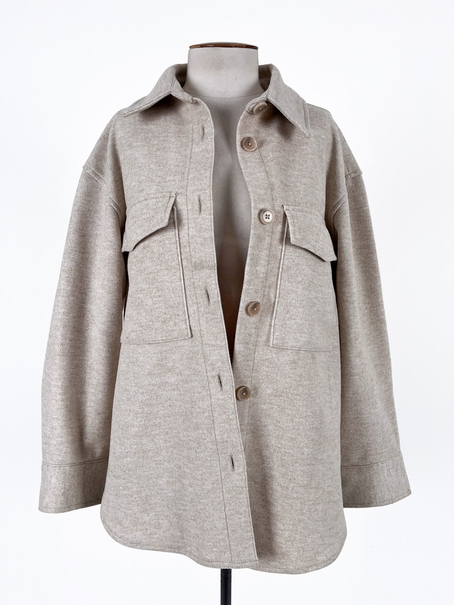 H&M | Beige Casual Coat | Size XS