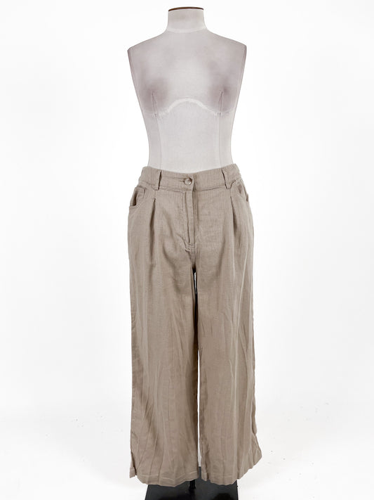 Glassons | Beige Wide leg Pants | Size 14