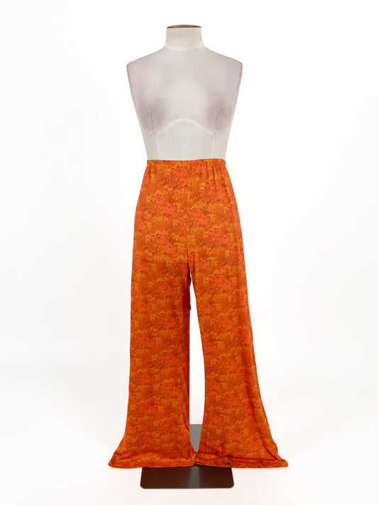 Lucy & Yak | Orange Flare Stretchy Pants | Size 22