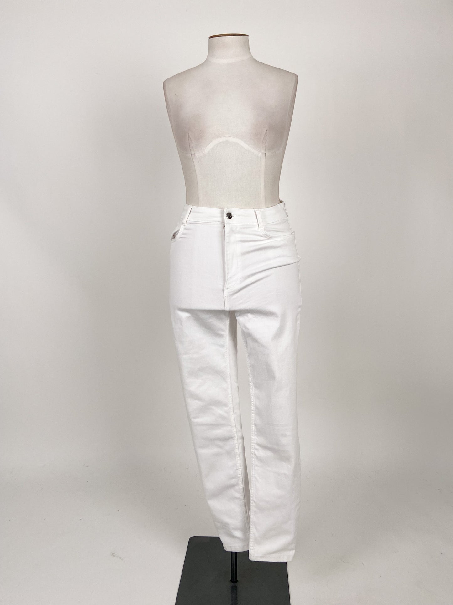 Zara | White Casual Jeans | Size XL