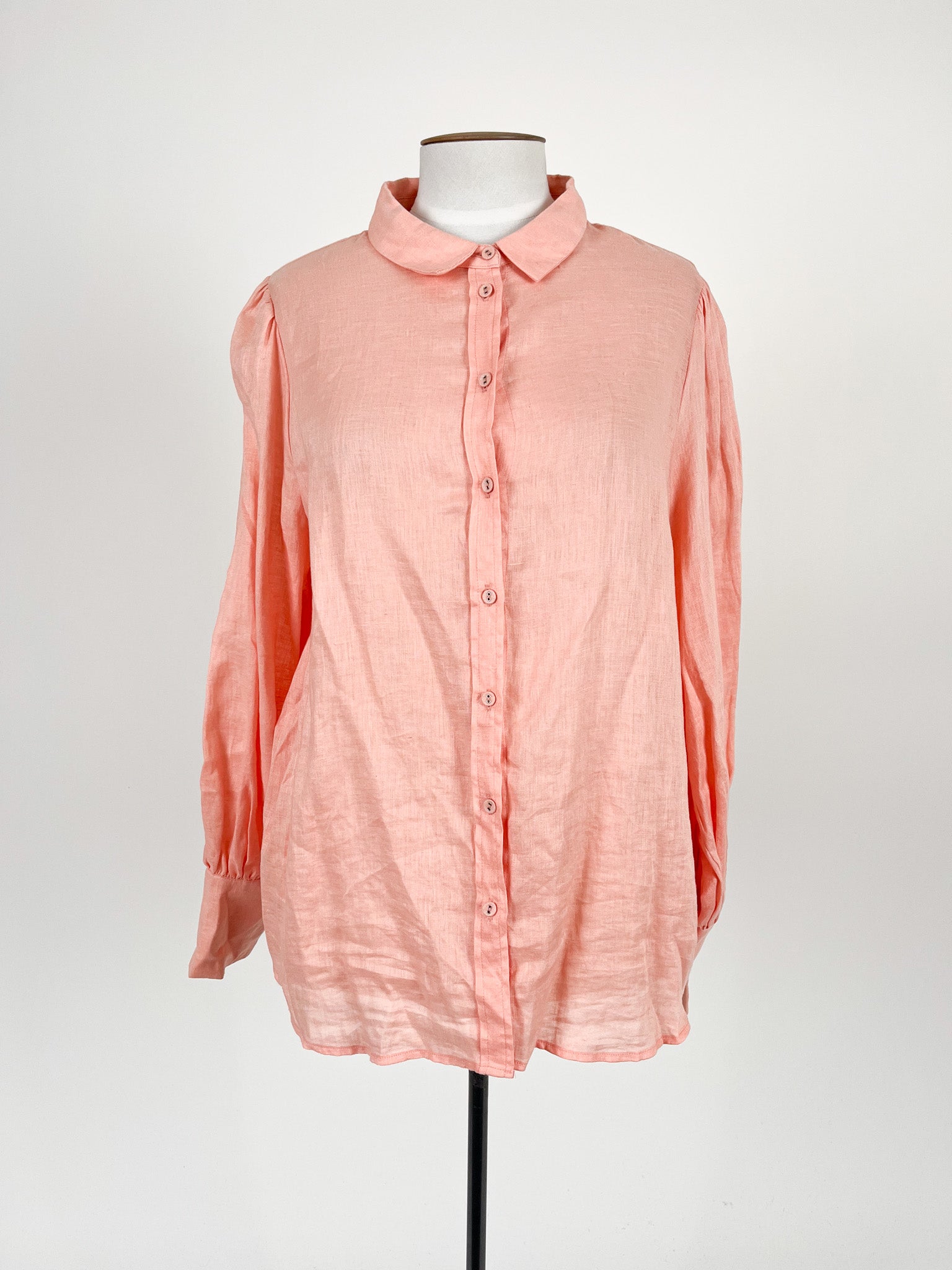 Decjuba | Pink Workwear Top | Size 14 – & Again