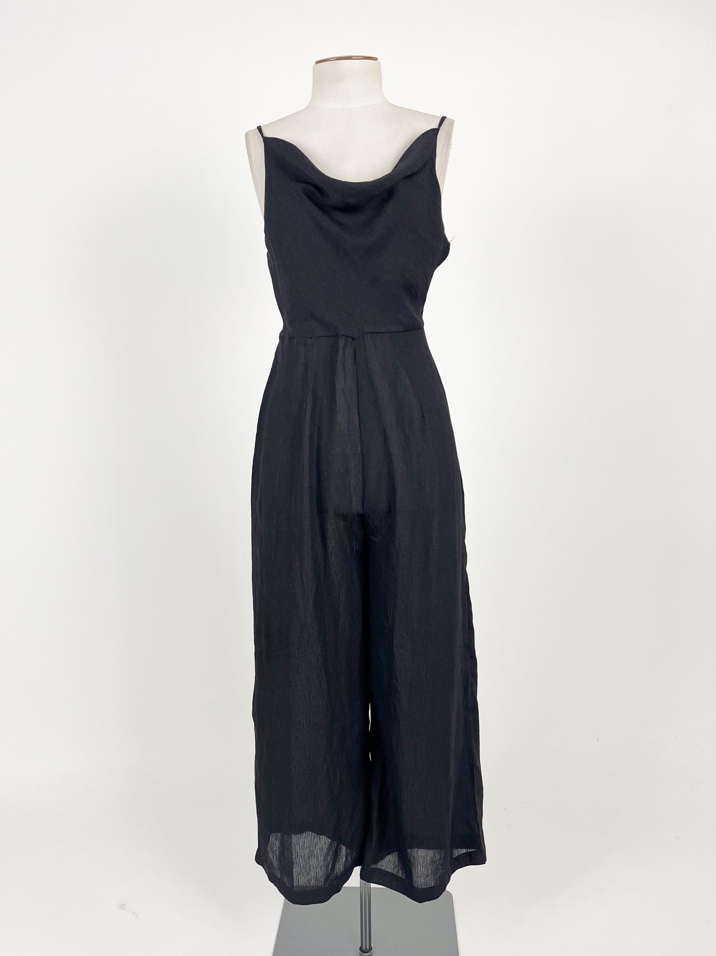 Mirrou | Black Casual Jumpsuit | Size 8