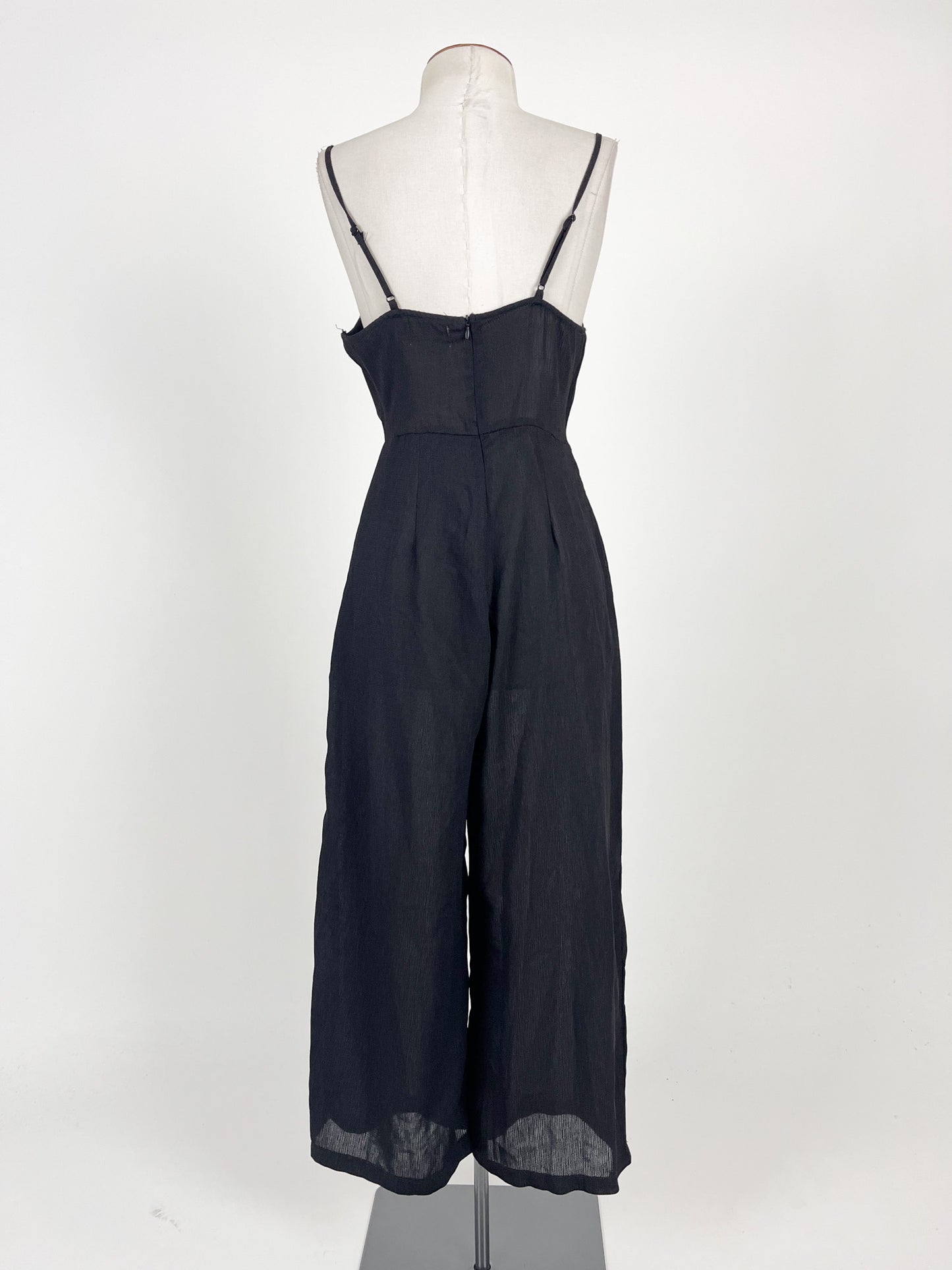 Mirrou | Black Casual Jumpsuit | Size 8