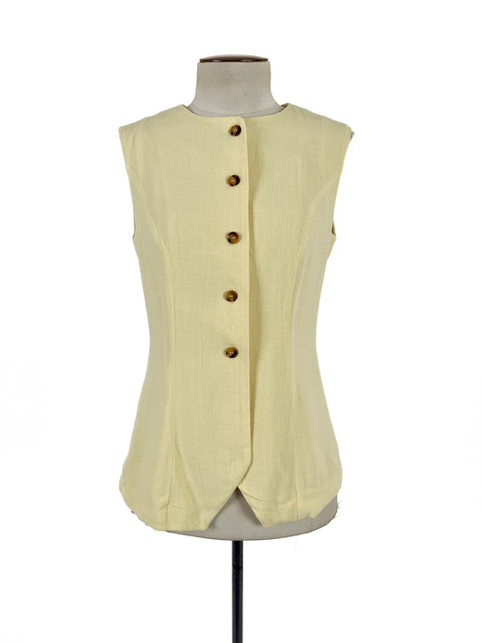 PepperMayo | Yellow Casual/Workwear Top | Size 8