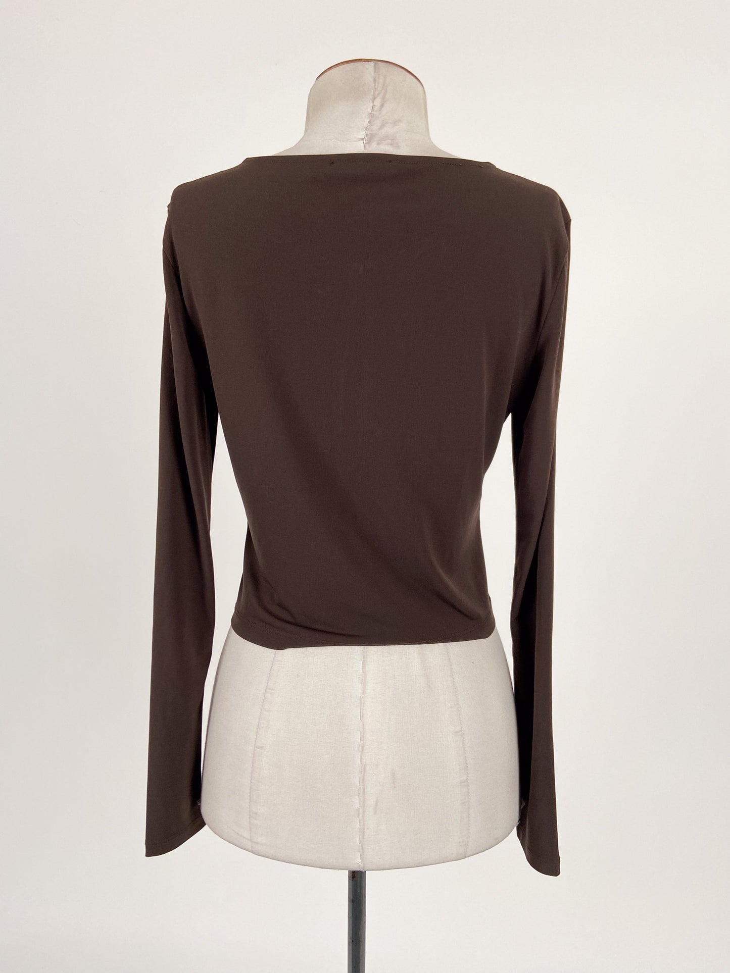 NA-KD | Brown Cocktail Top | Size S