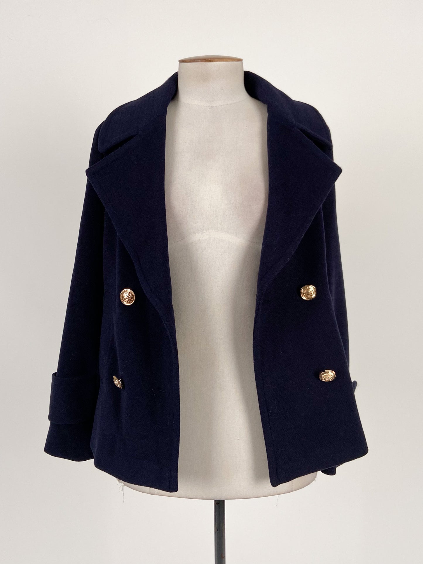 Whistle | Navy Workwear Coat | Size 8