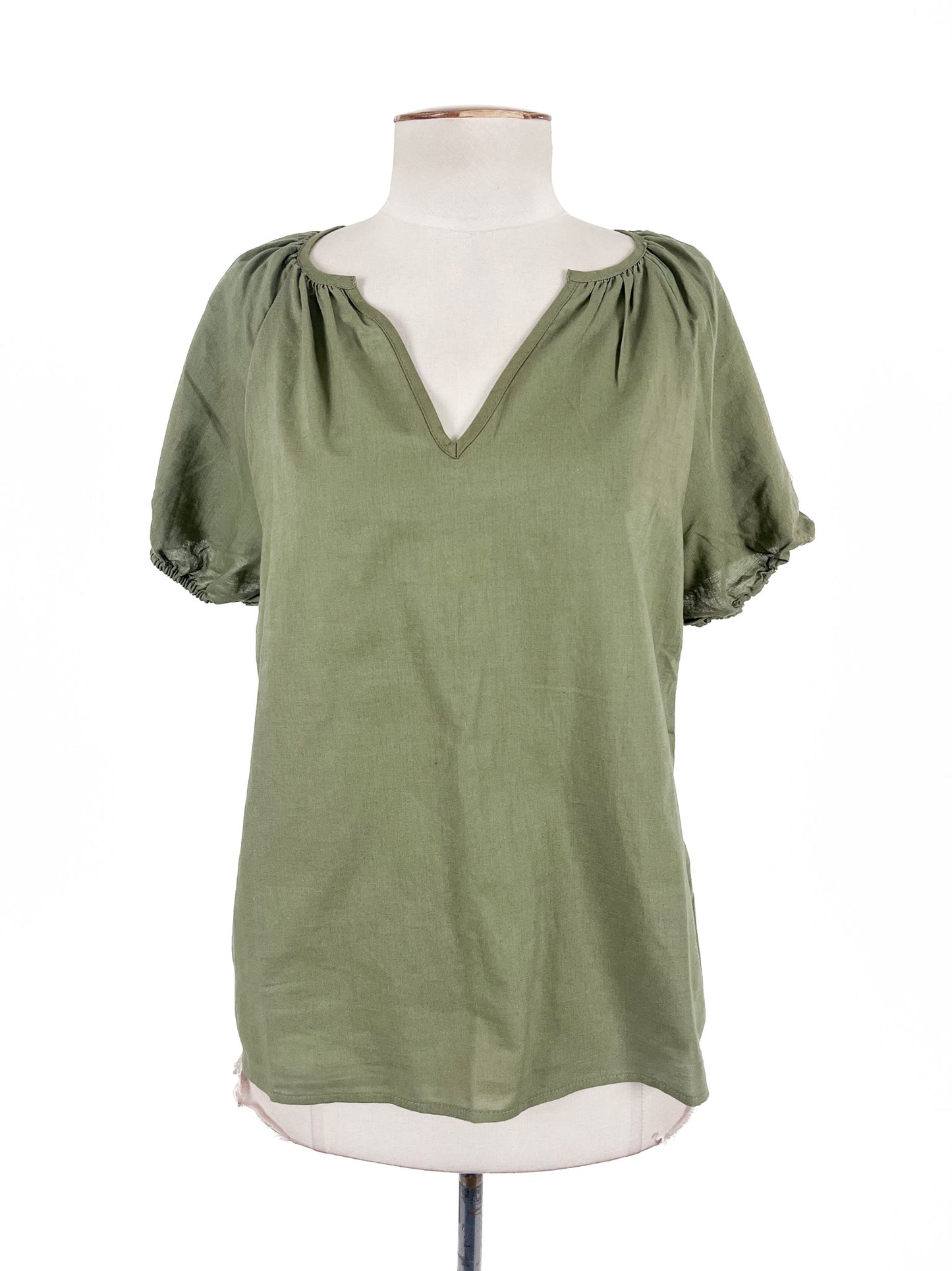 SASS | Green Casual/Workwear Top | Size 8