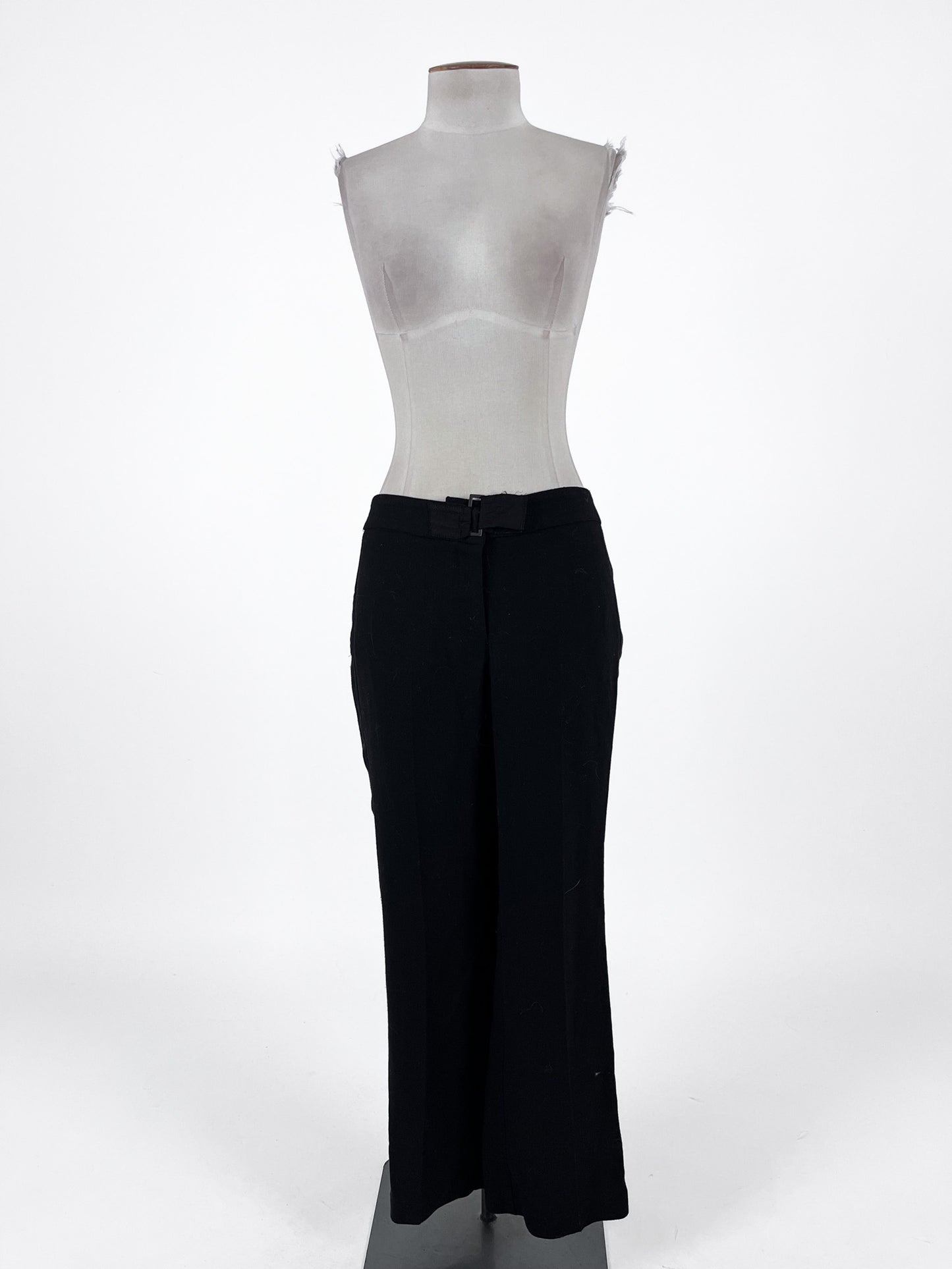 Trelise Cooper | Black Pleated Straight fit Pants | Size 10