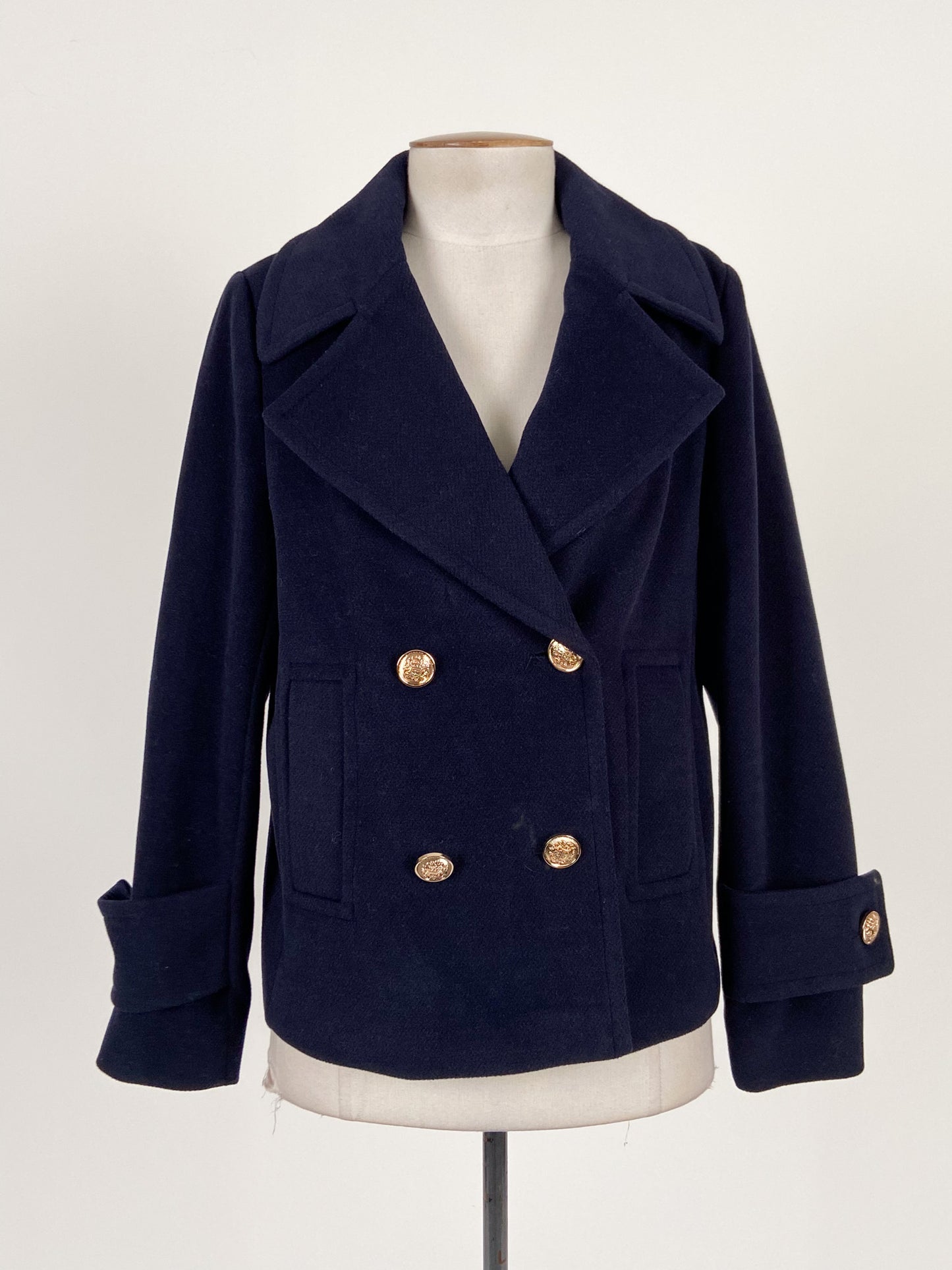 Whistle | Navy Workwear Coat | Size 8