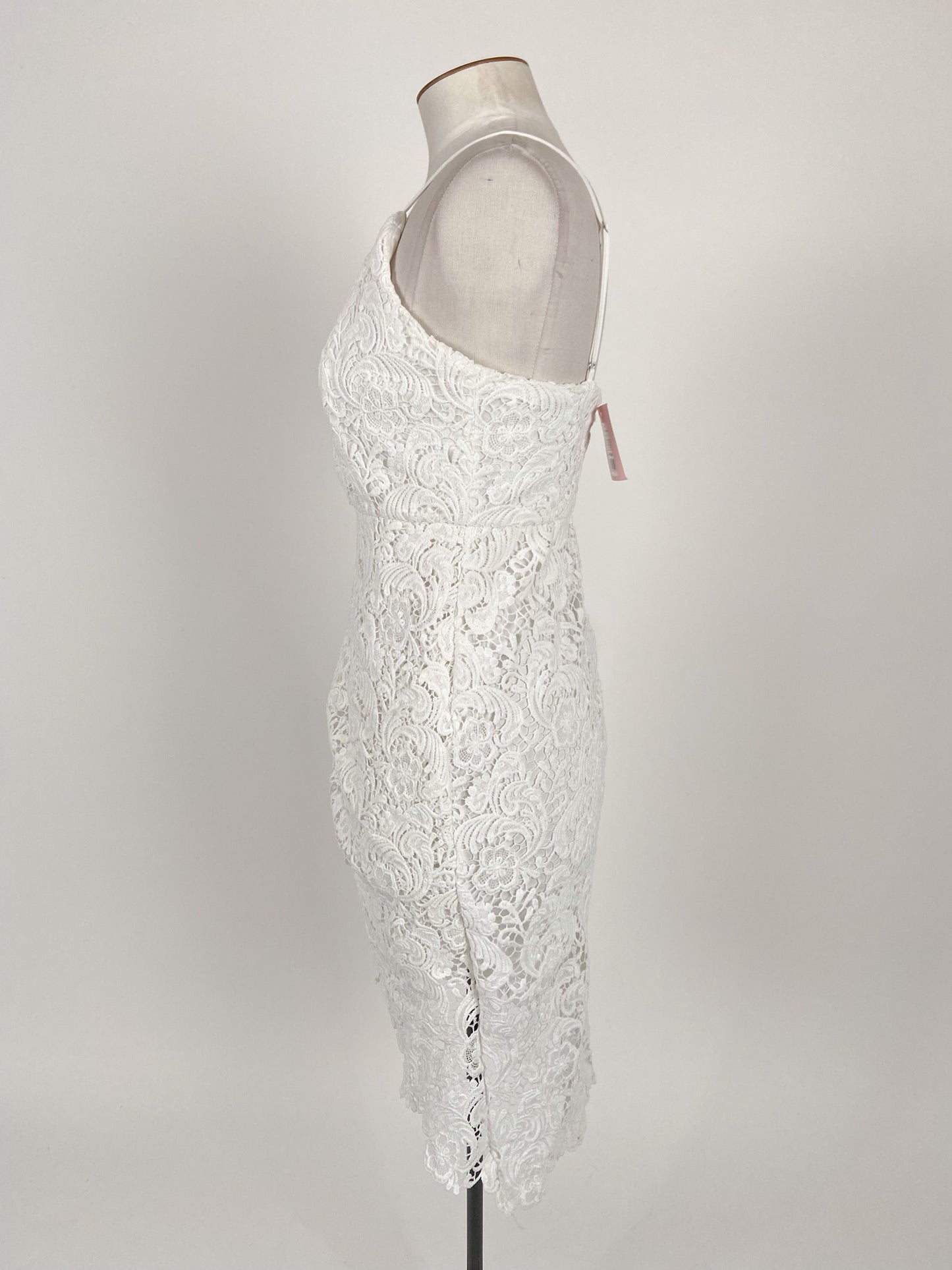 Showpo | White Cocktail Dress | Size 12