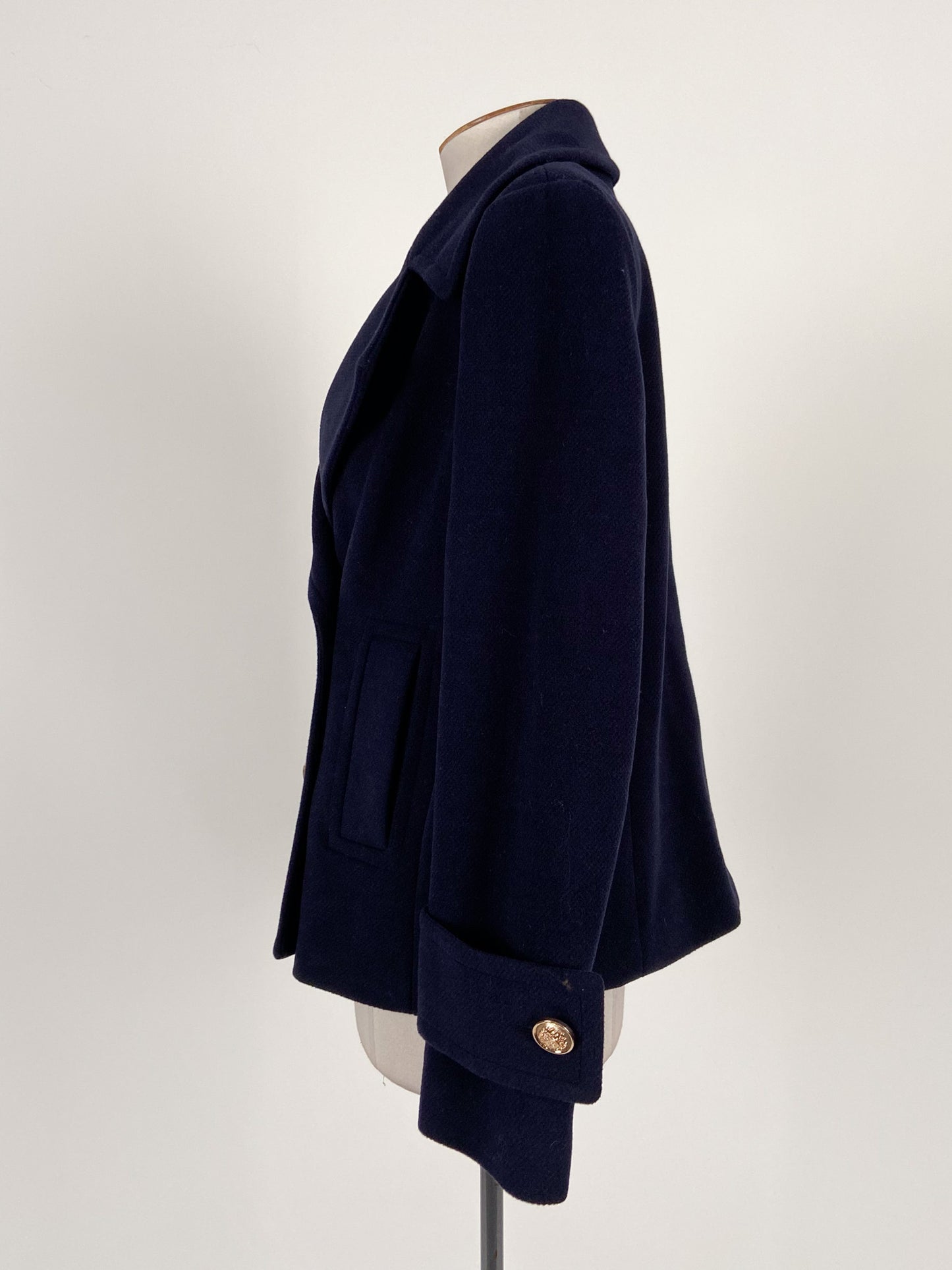 Whistle | Navy Workwear Coat | Size 8