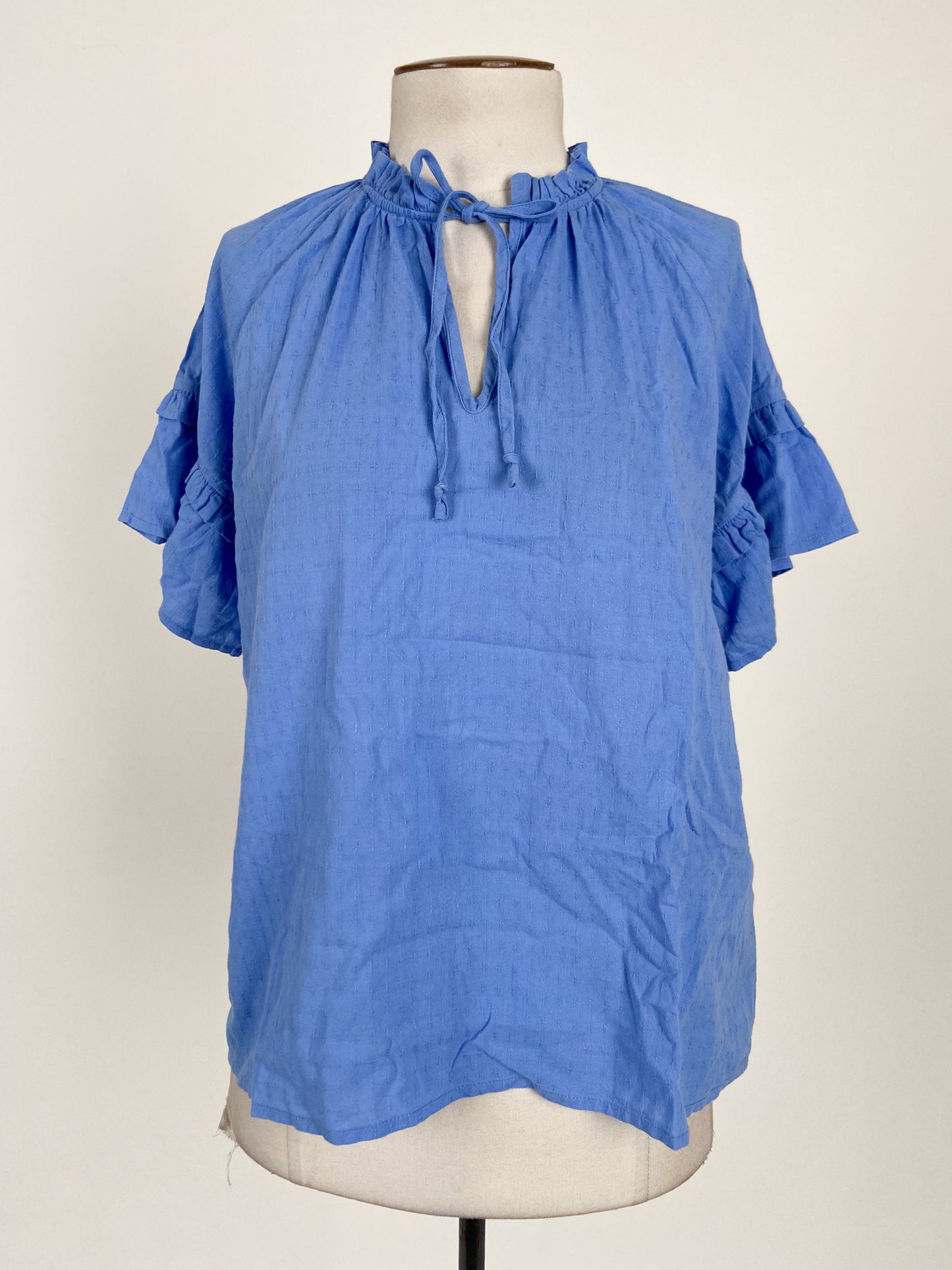 Thing Thing | Blue Workwear Top | Size 8