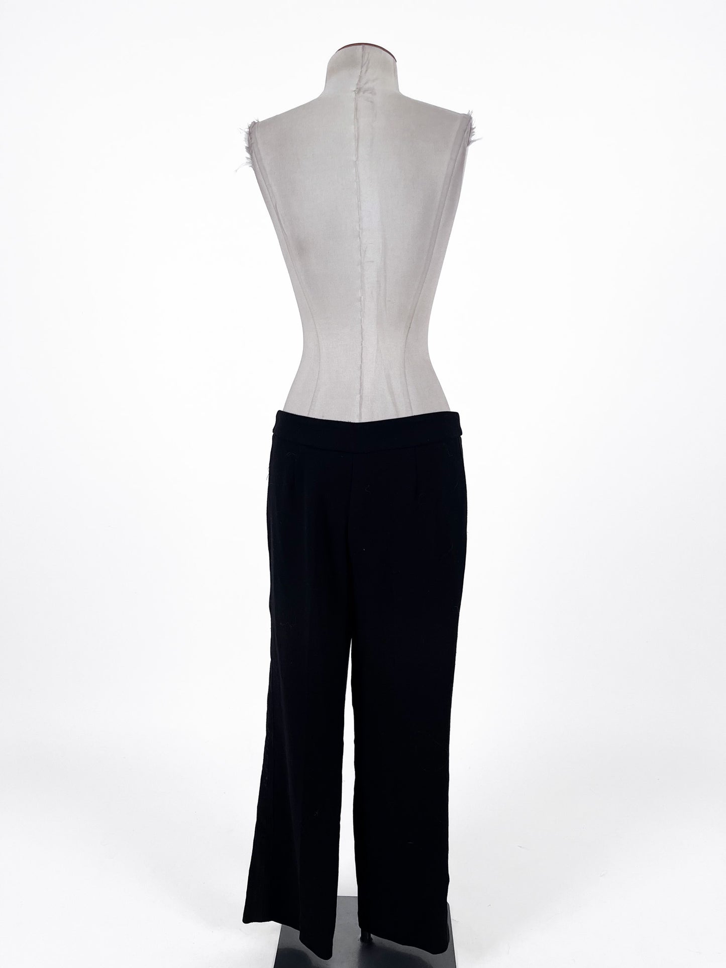 Trelise Cooper | Black Pleated Straight fit Pants | Size 10