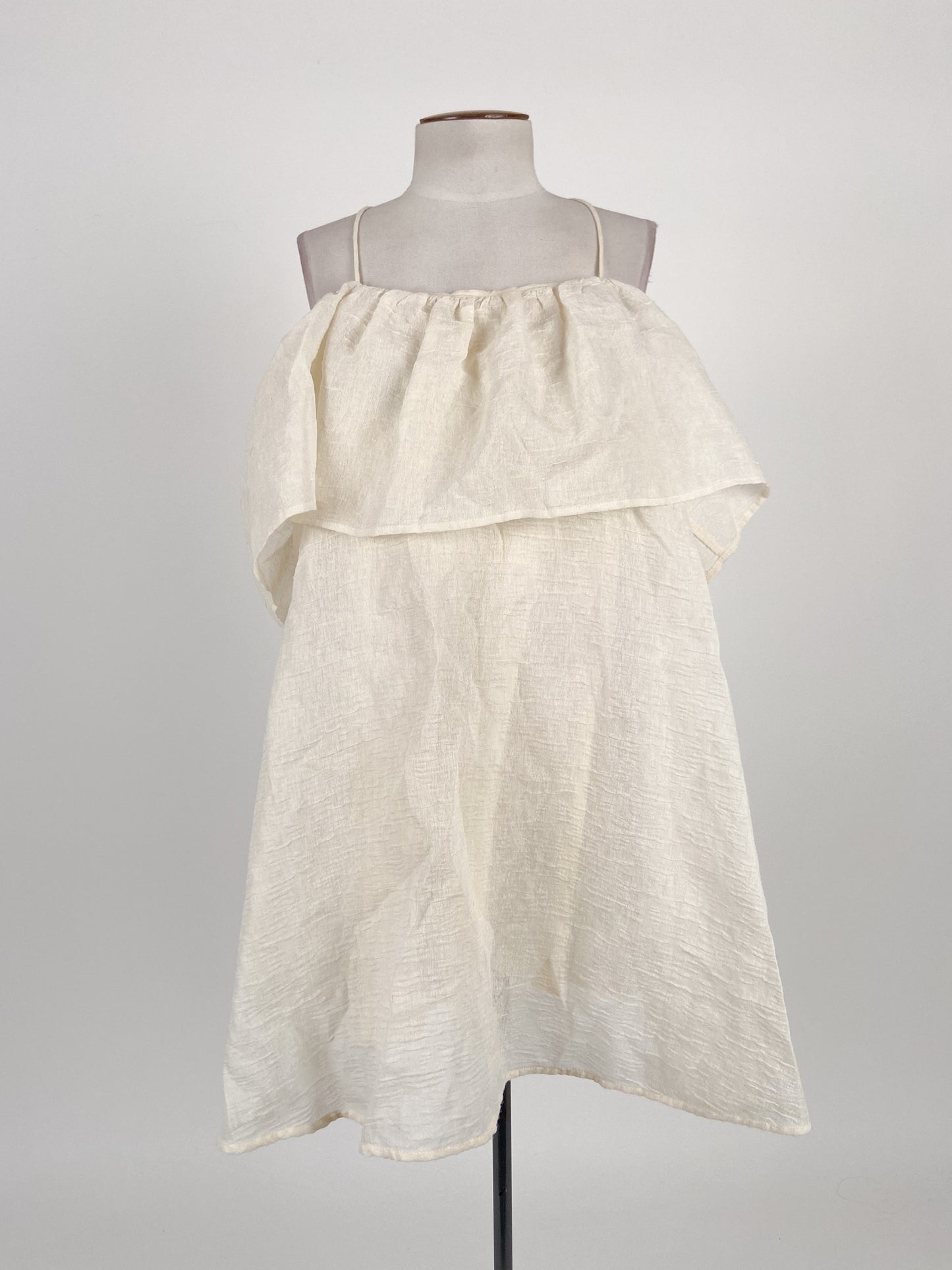 H&M | White Casual Dress | Size 8