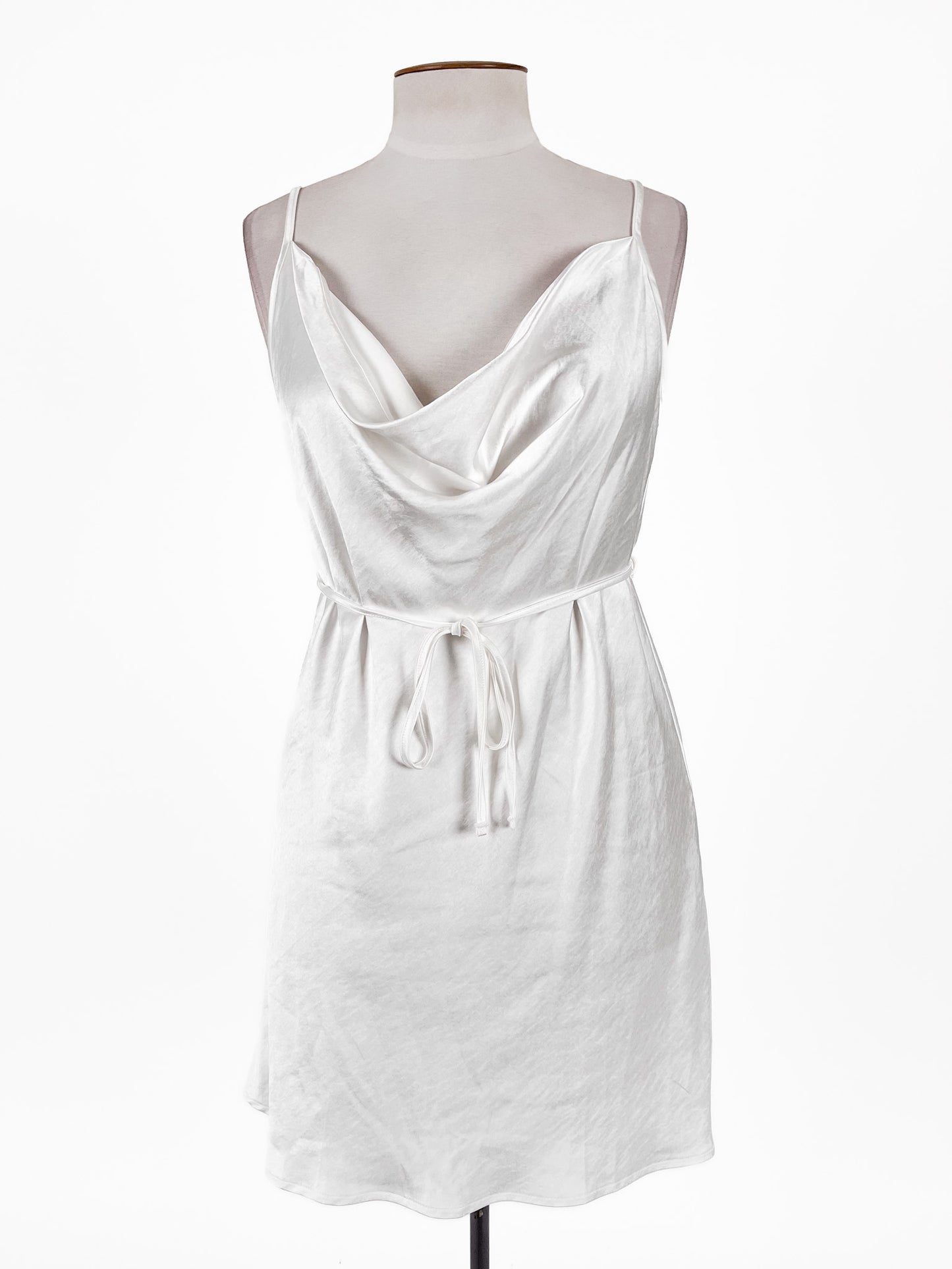 Motel | White Cocktail Dress | Size L