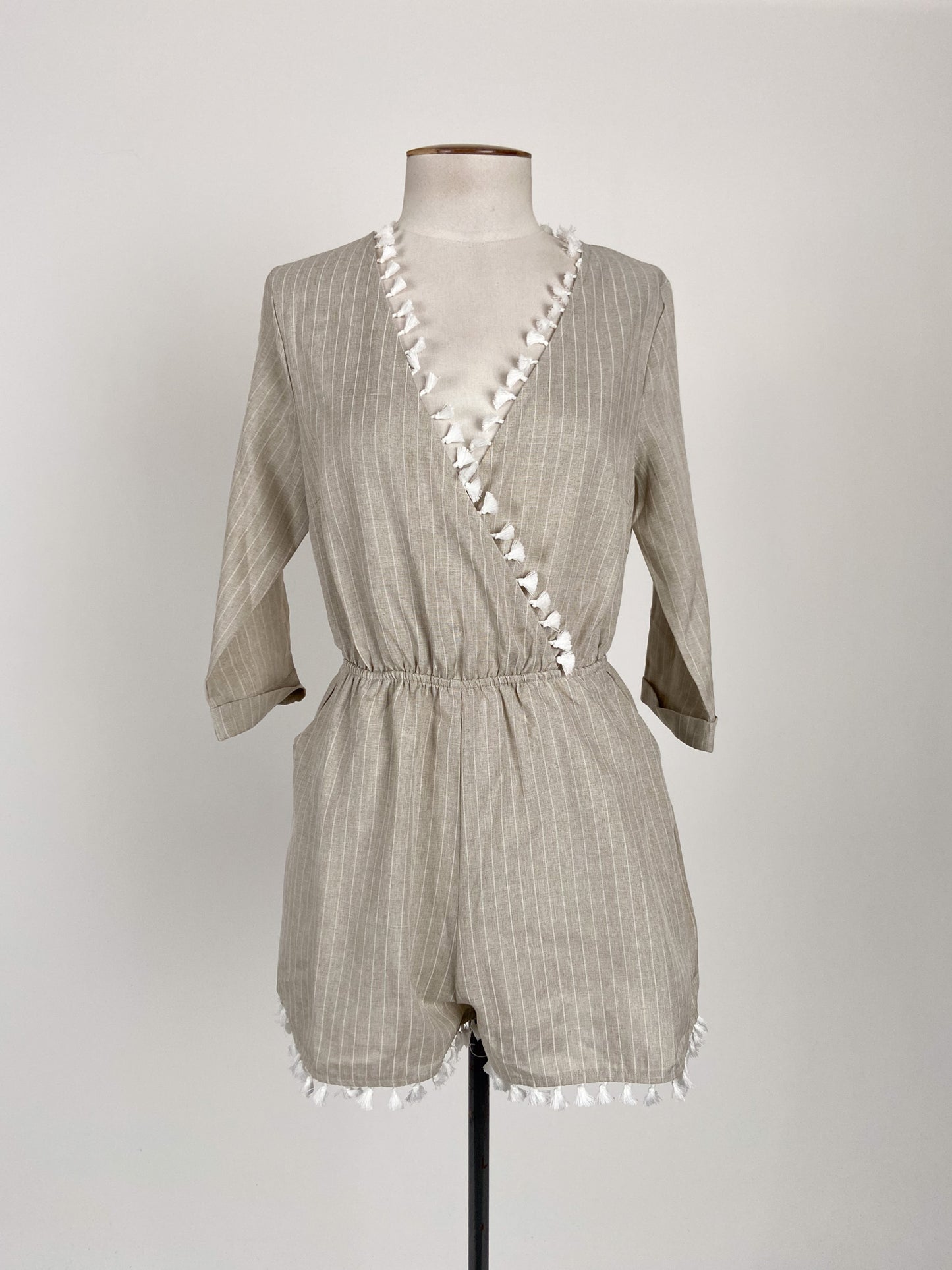 Dazie | Beige Casual Playsuit | Size 8