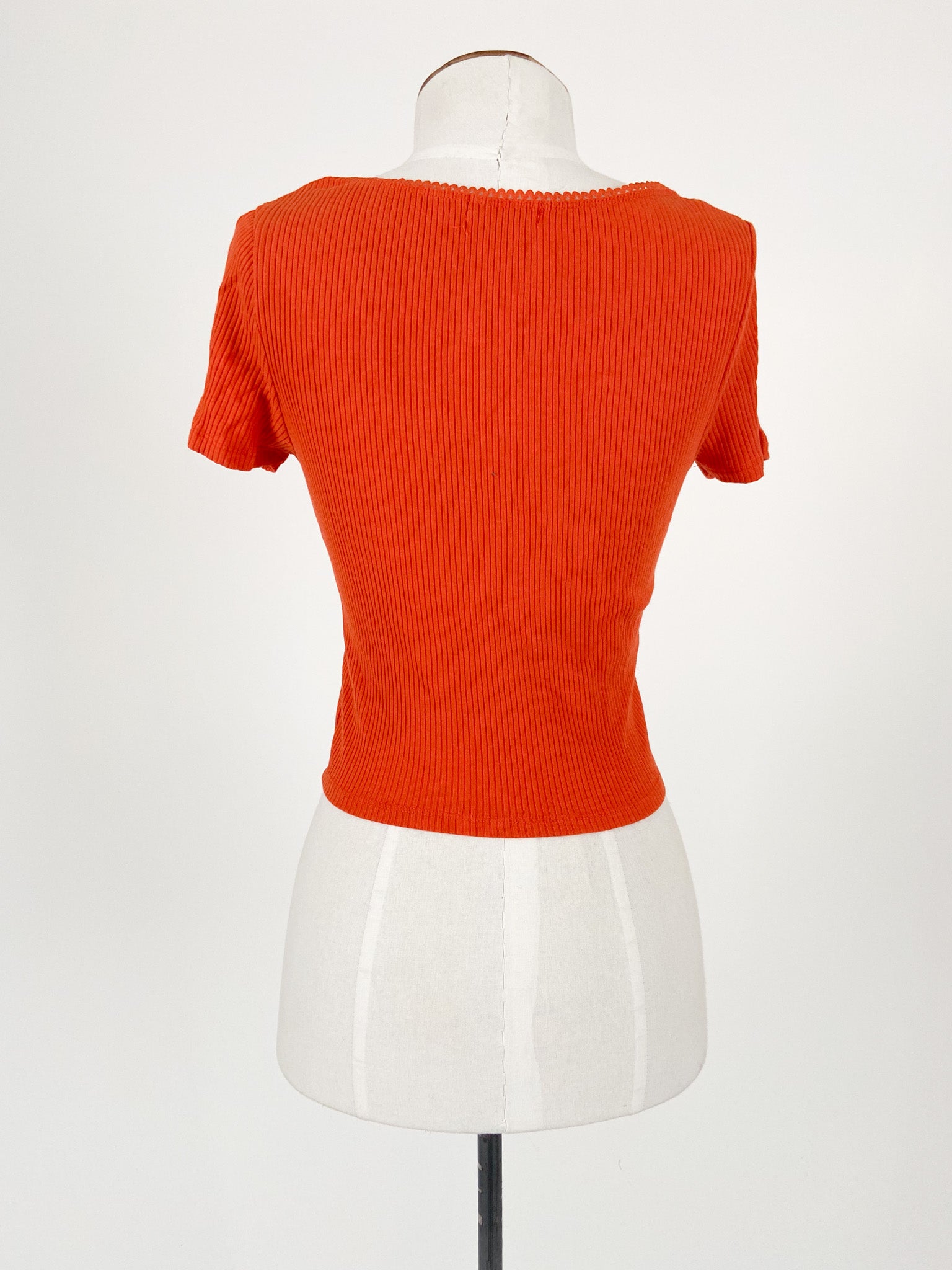 Glassons | Orange Casual Top | Size S – & Again