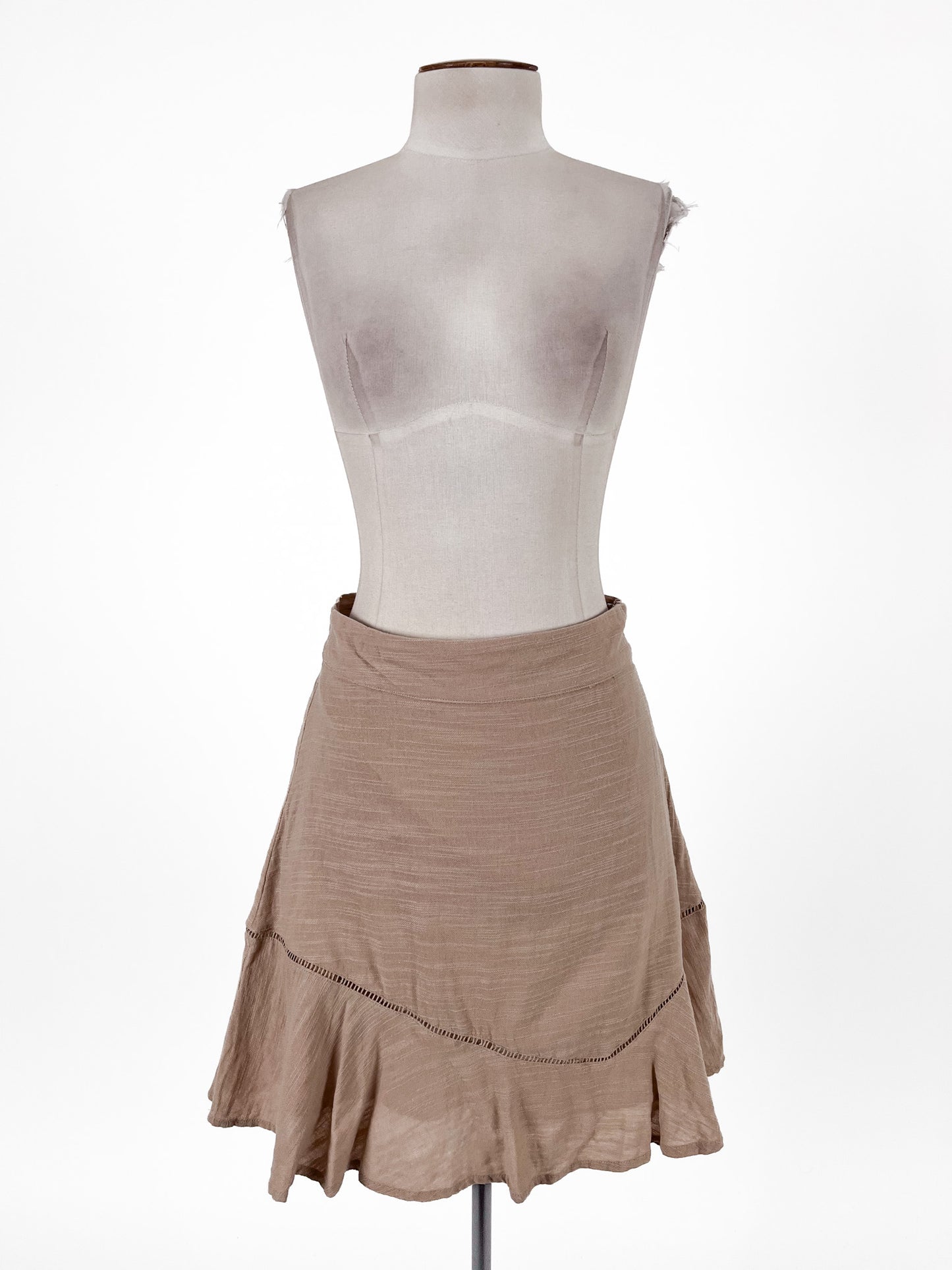 SASS | Beige Casual Skirt | Size 8