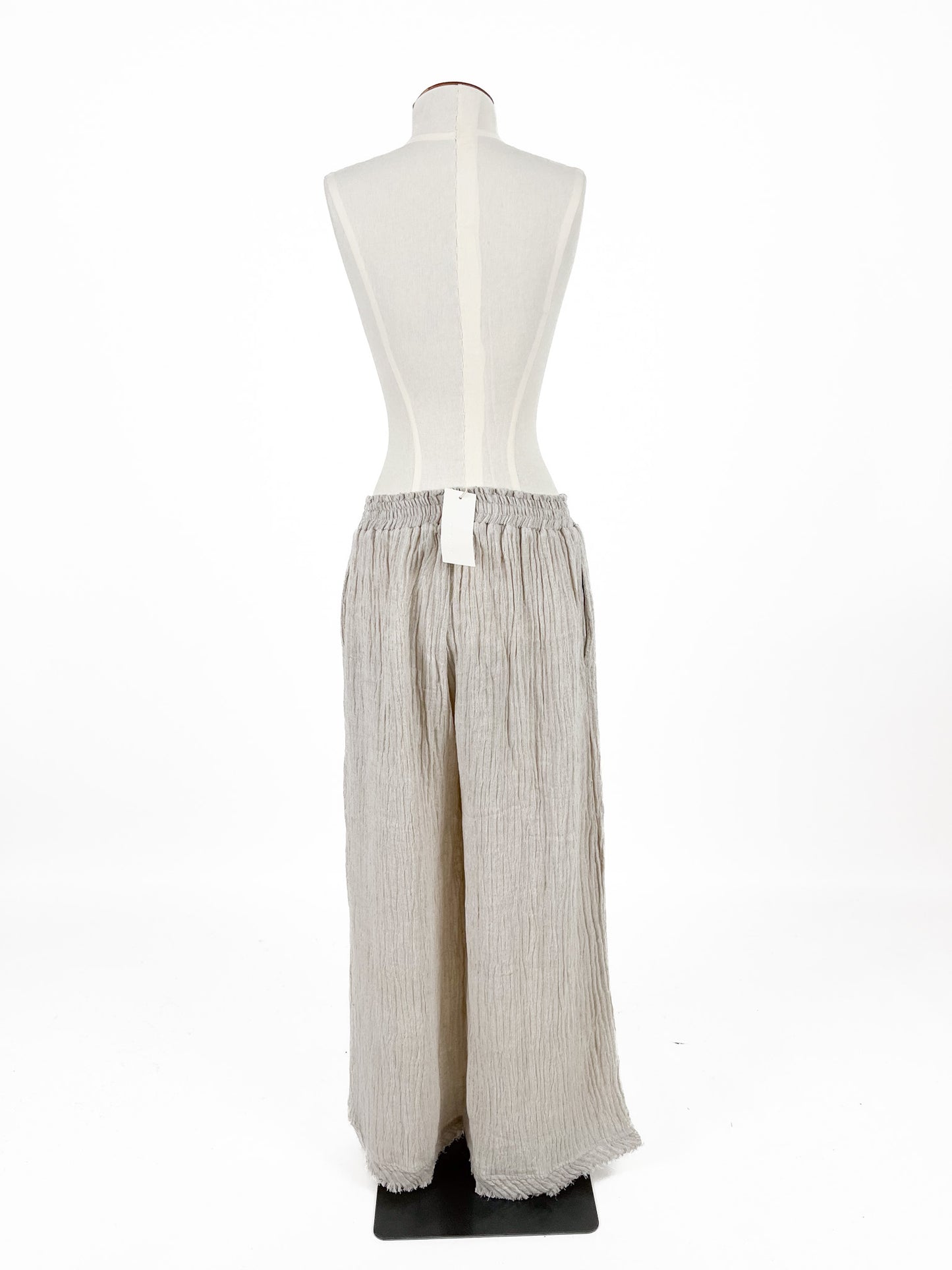 Mocha | Beige Wide leg Pants | Size XS/S