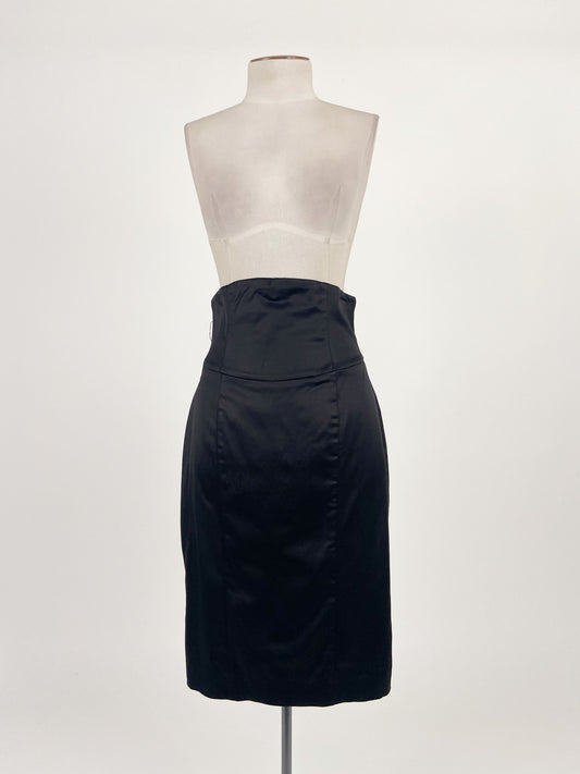 CUE | Black Workwear Skirt | Size 8