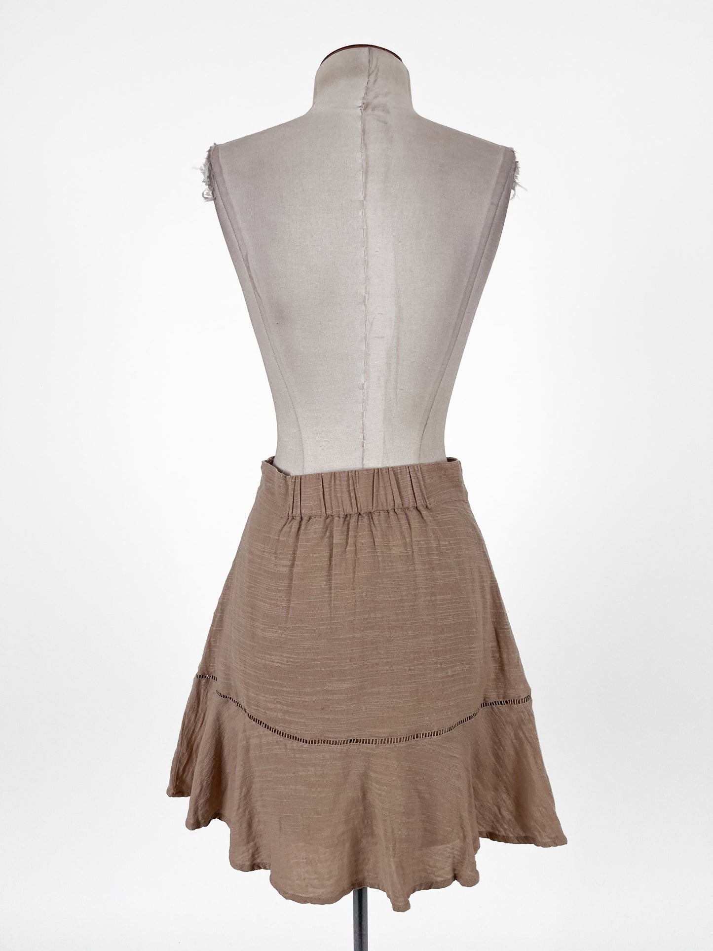 SASS | Beige Casual Skirt | Size 8