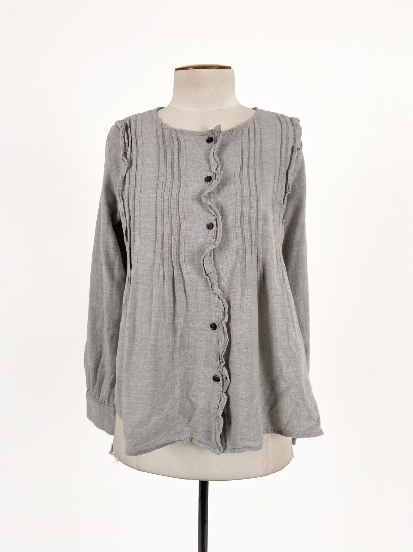 M&S Collection | Grey Casual/Workwear Top | Size 8