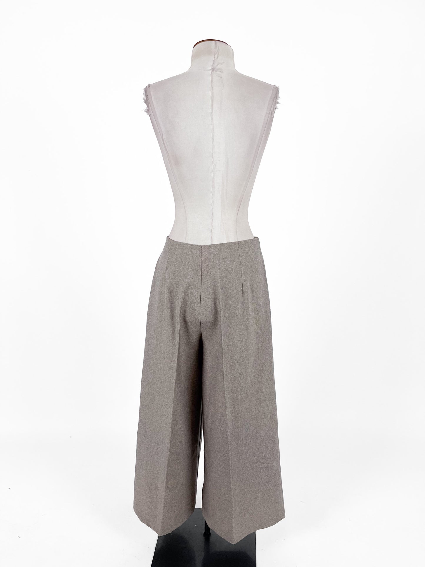 Mirrou | Beige Wide leg Pants | Size 8