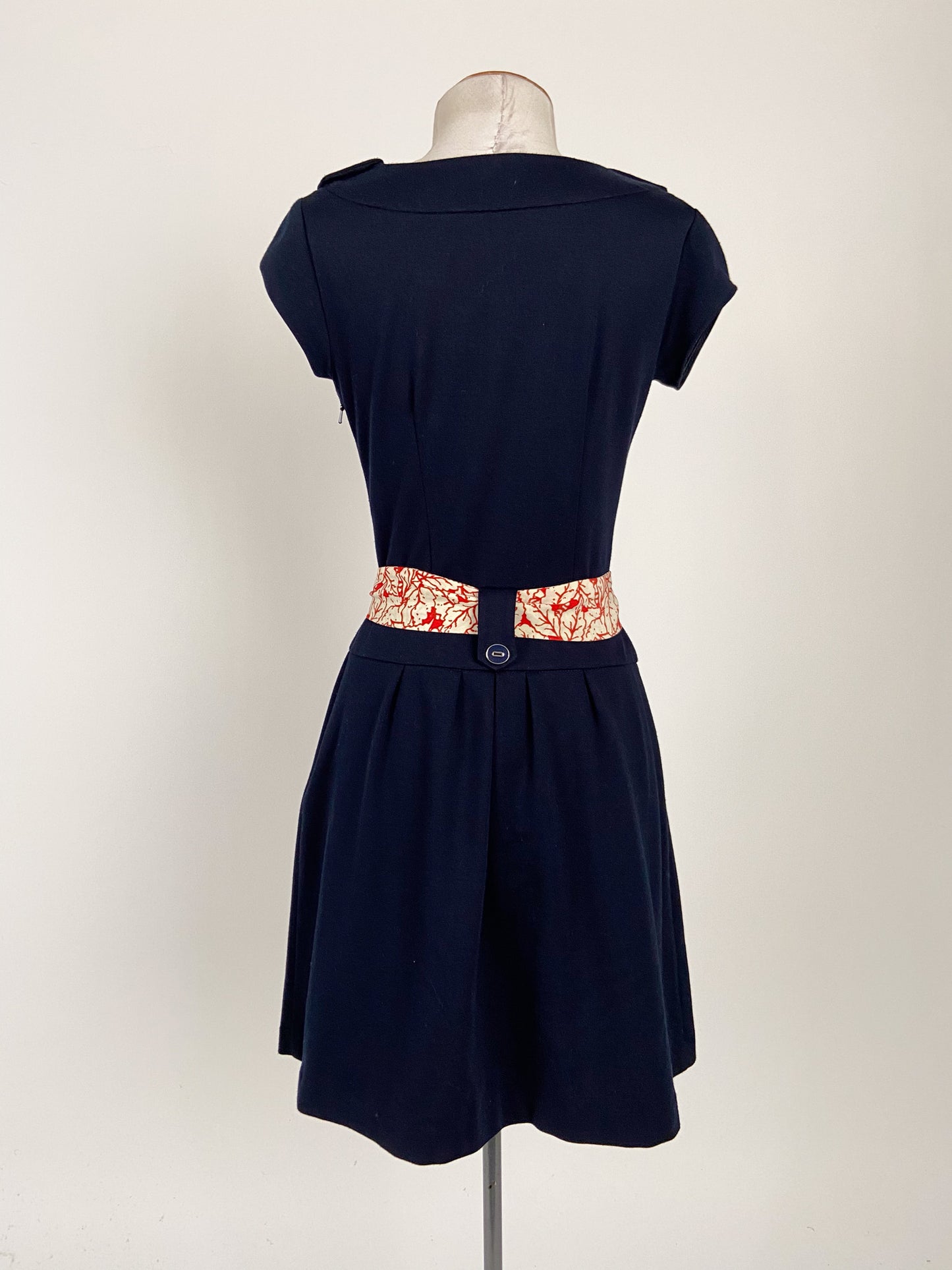 Karen Walker | Navy Workwear Dress | Size 6