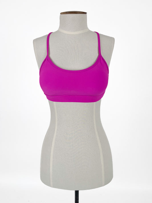 White Fox | Pink Activewear Top | Size S