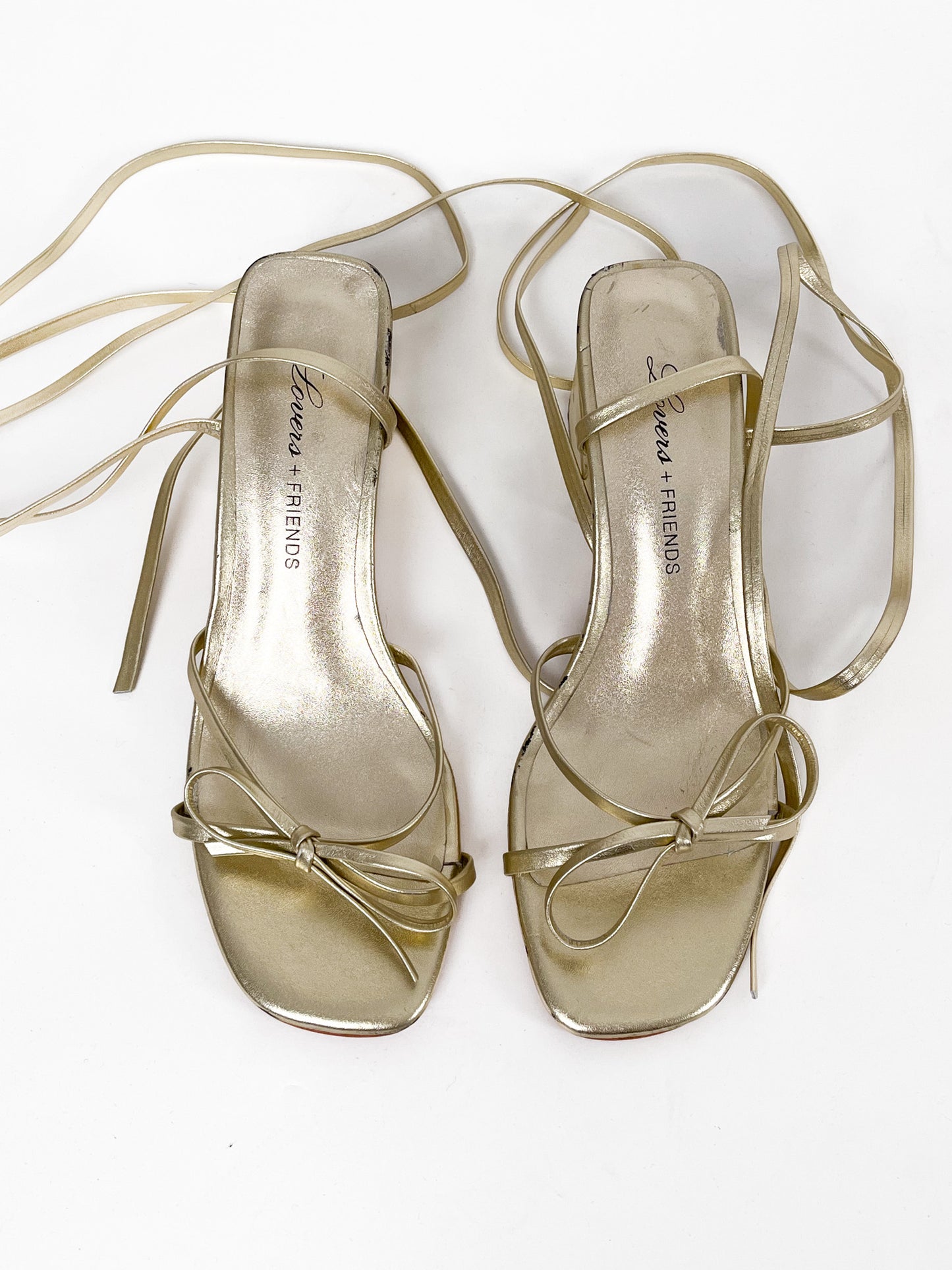 Lover + Friends | Gold Footwear | Size 8