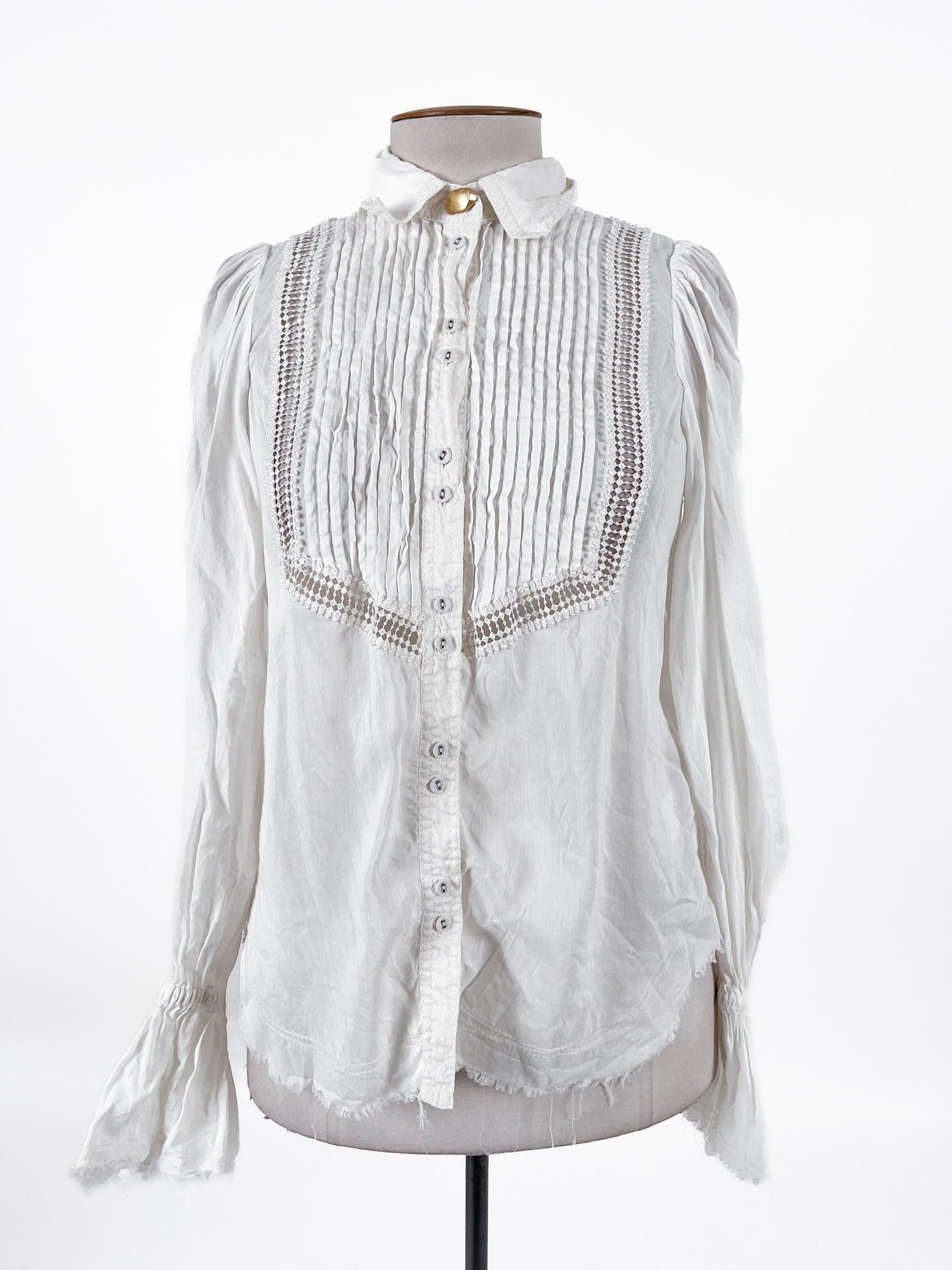 AJE | White Casual/Workwear Top | Size 12