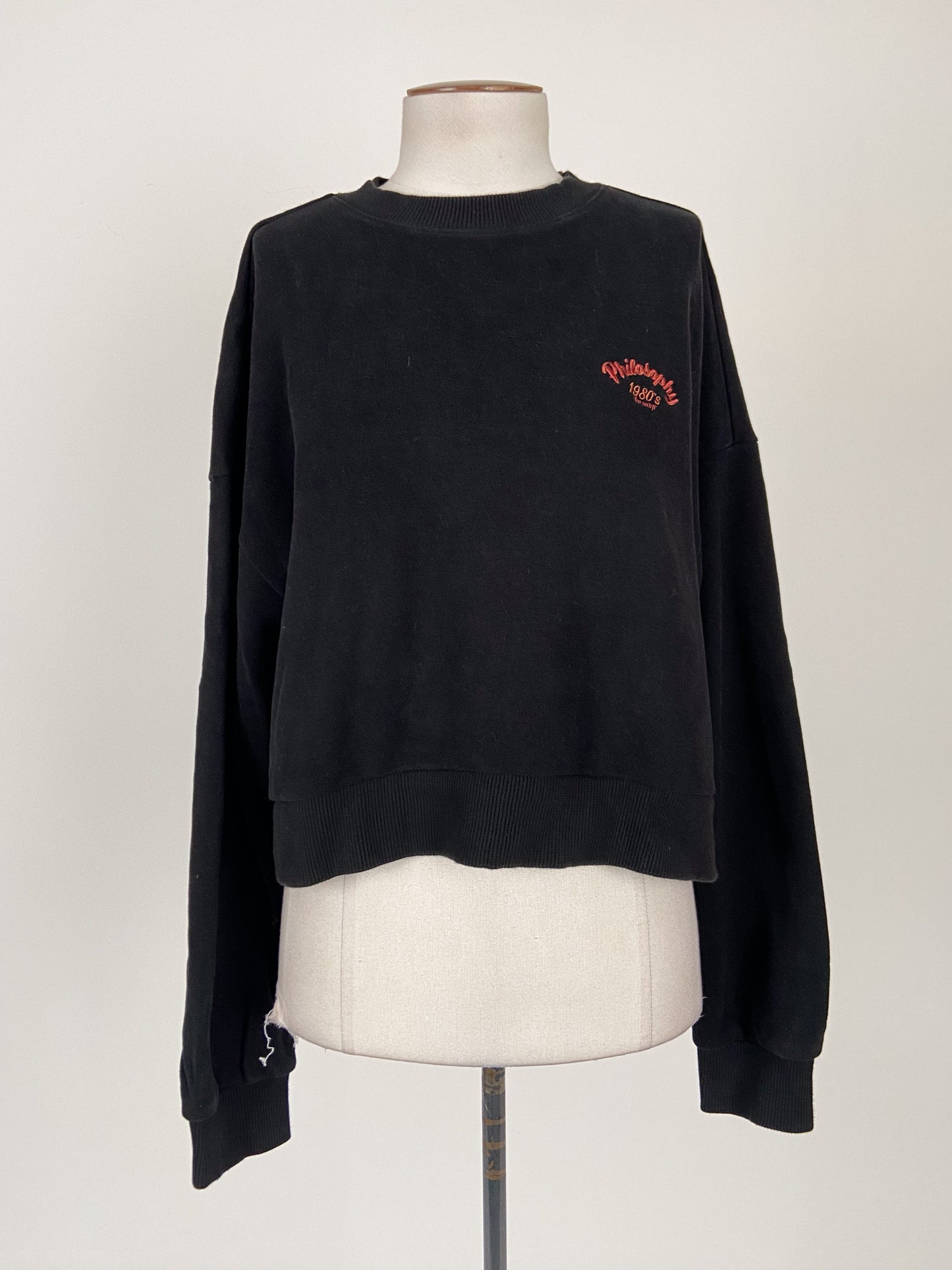 Magpie Robin | Black Casual Jumper | Size S