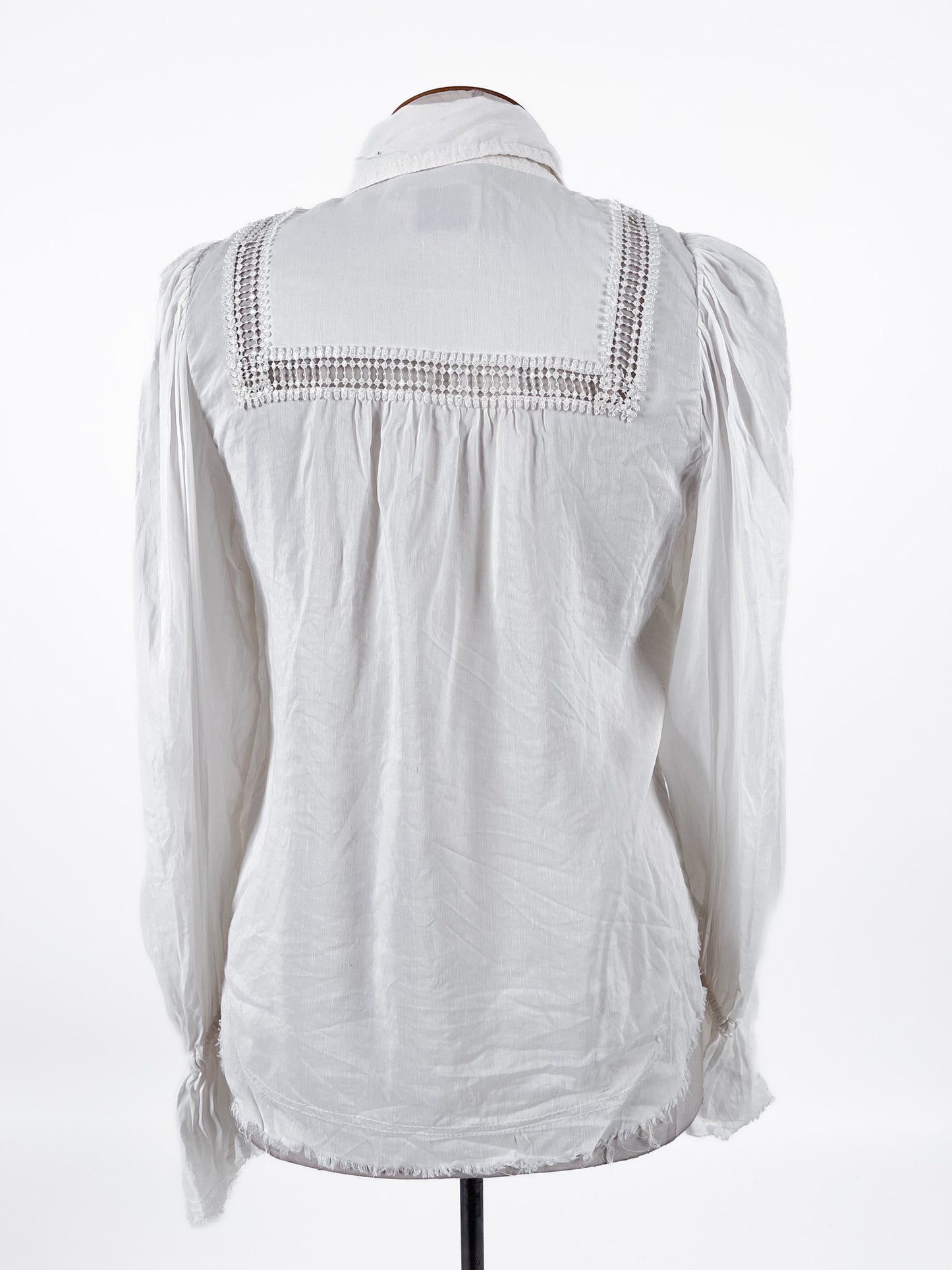 AJE | White Casual/Workwear Top | Size 12