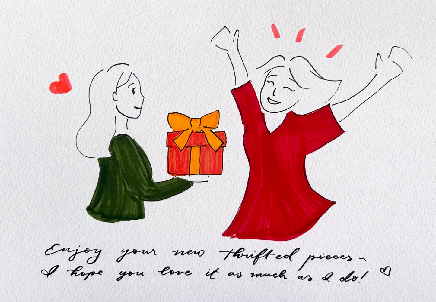 Hand-Drawn Festive Cards