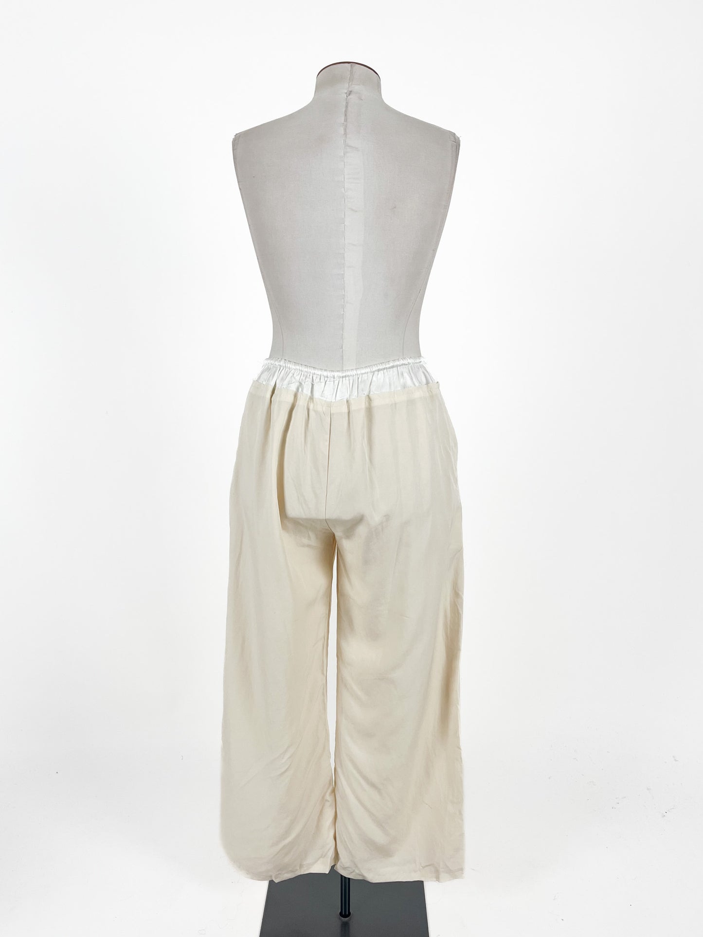 Dissh | Beige Wide leg Pants | Size 12